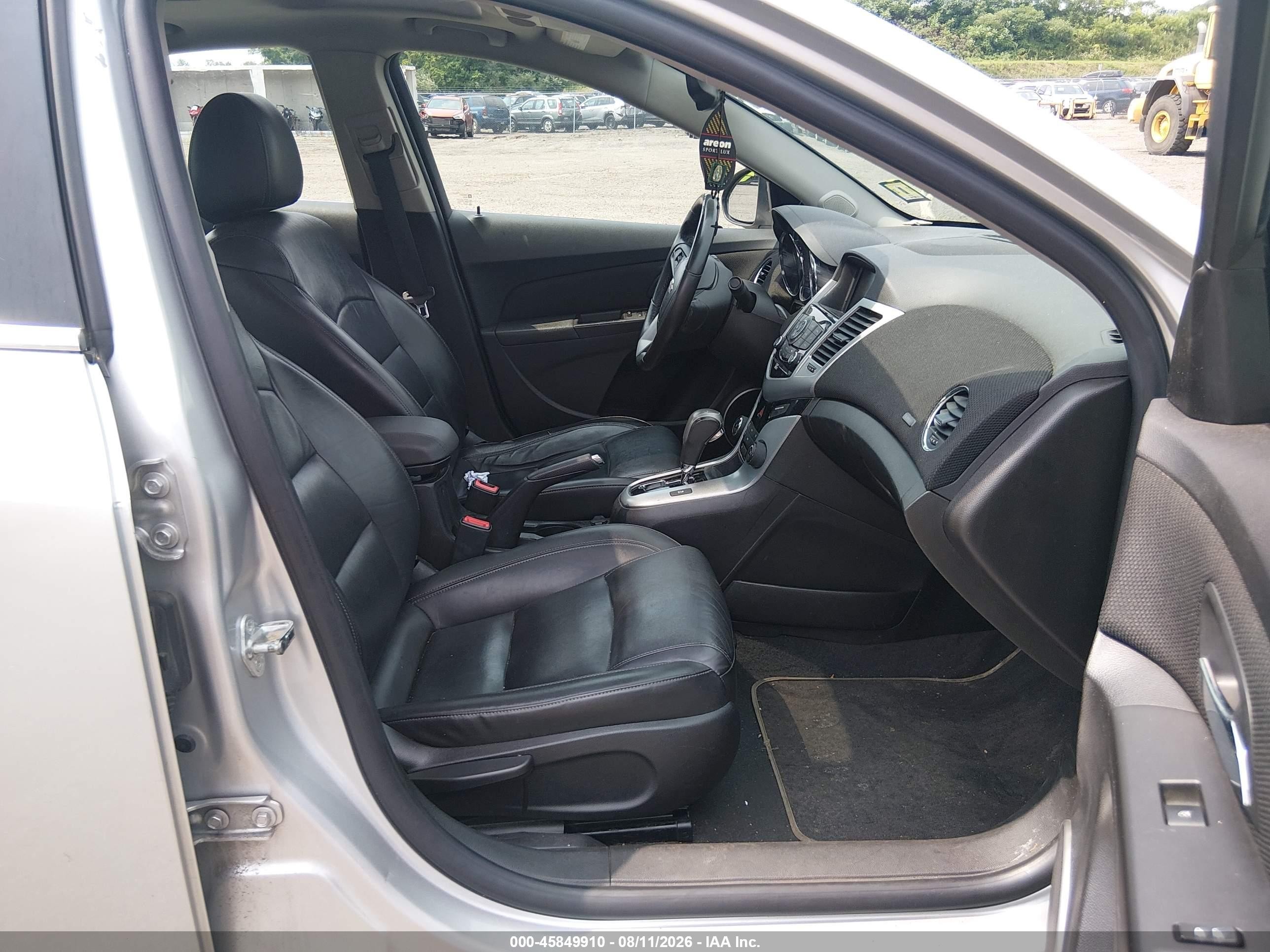 2015 Chevrolet Cruze Ltz Silver vin: 1G1PG5SB7F7206110