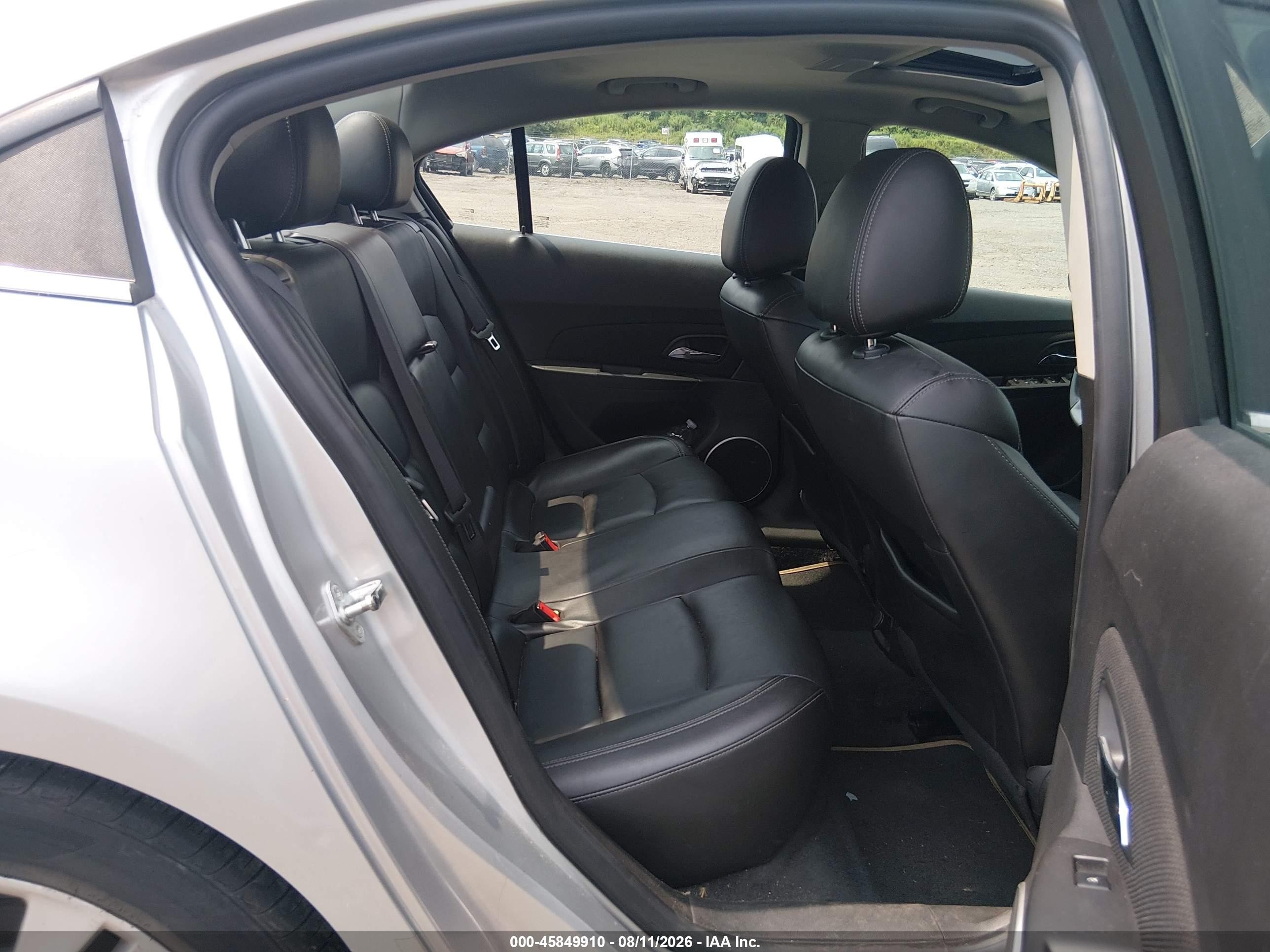 2015 Chevrolet Cruze Ltz Silver vin: 1G1PG5SB7F7206110