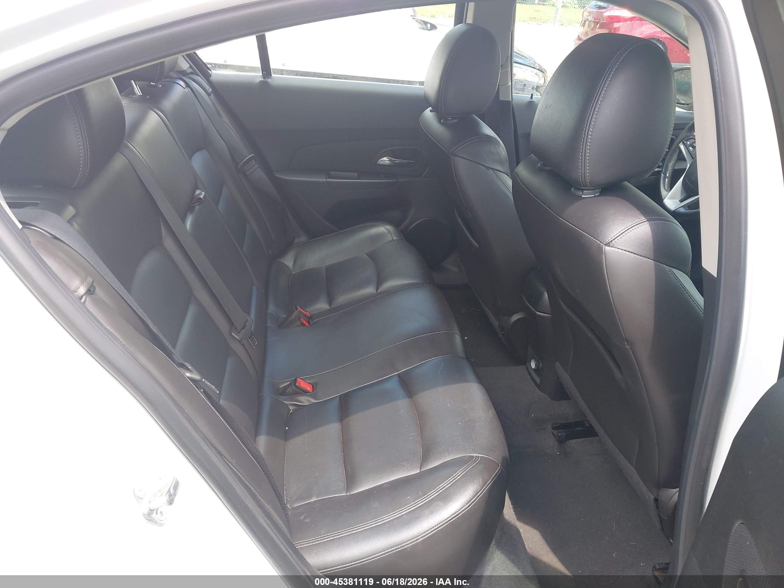 2013 Chevrolet Cruze Ltz White vin: 1G1PG5SB8D7119040