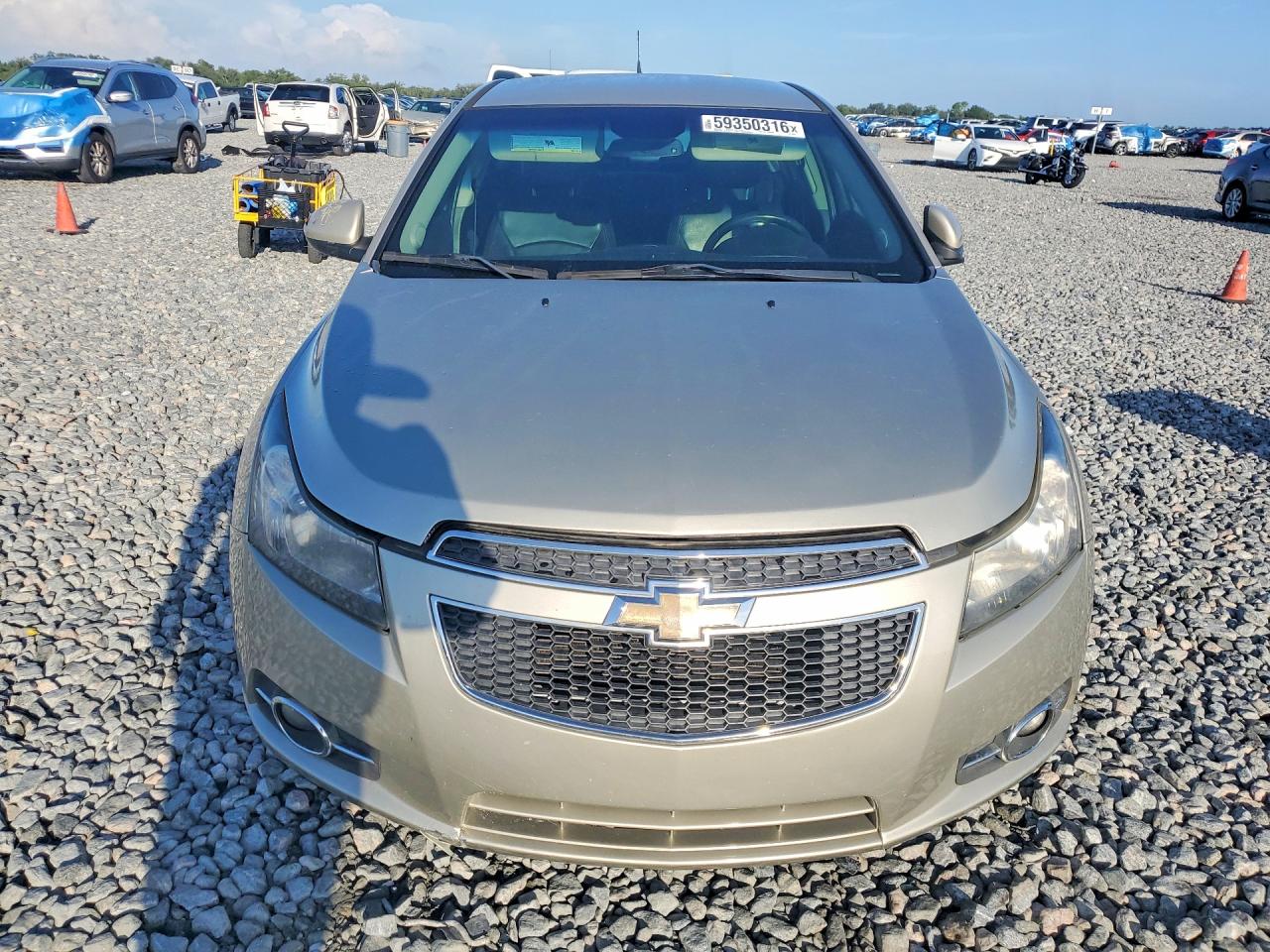 2013 Chevrolet Cruze Ltz Beige vin: 1G1PG5SB8D7244281