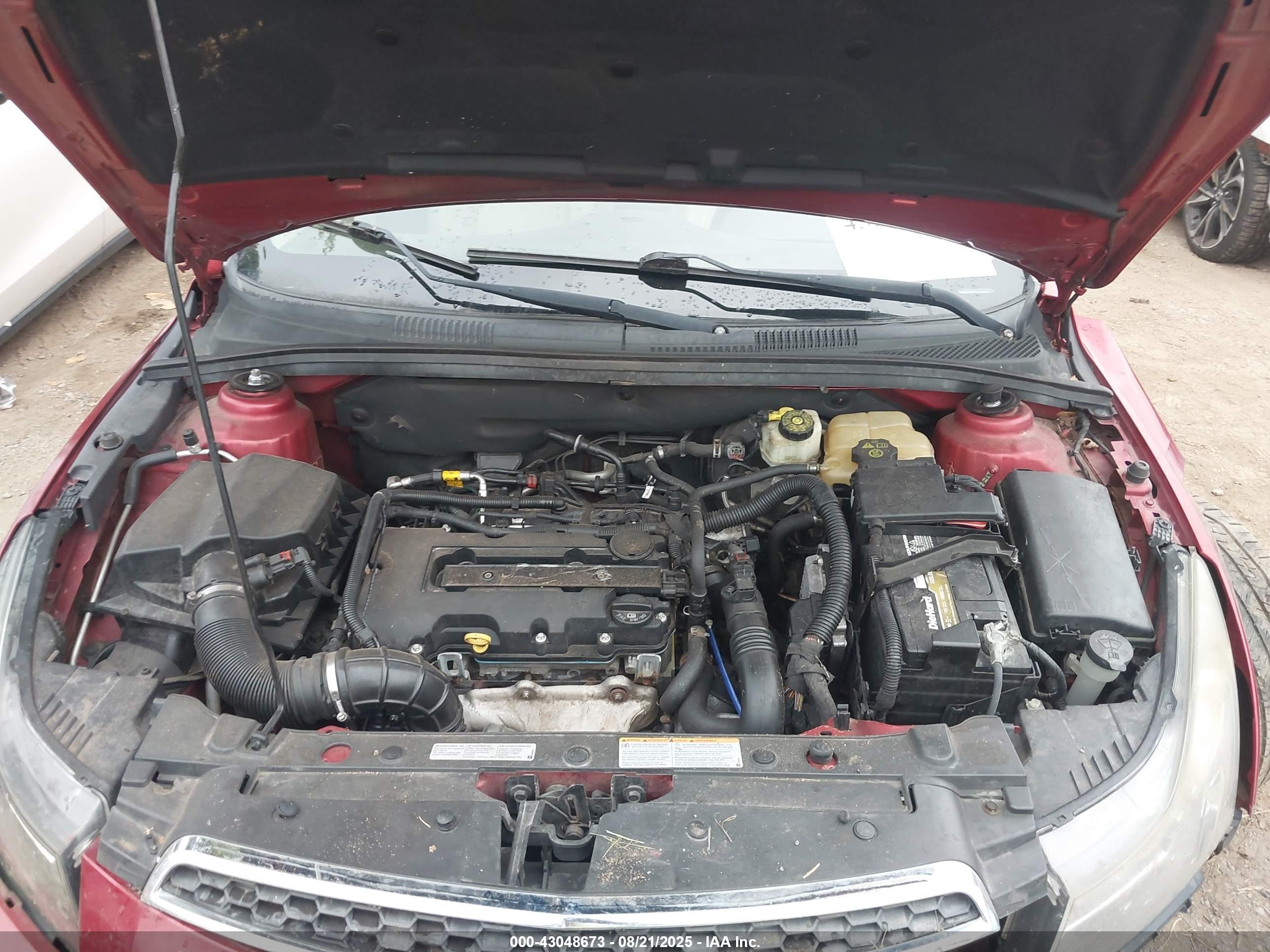 2014 Chevrolet Cruze Ltz Red vin: 1G1PG5SB8E7382159
