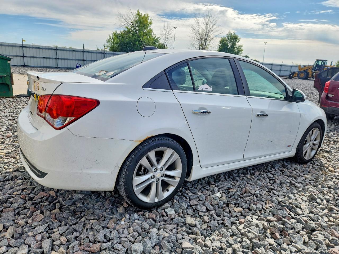 2015 Chevrolet Cruze Ltz White vin: 1G1PG5SB8F7299980