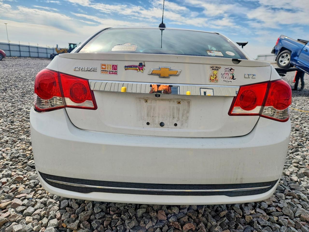 2015 Chevrolet Cruze Ltz White vin: 1G1PG5SB8F7299980