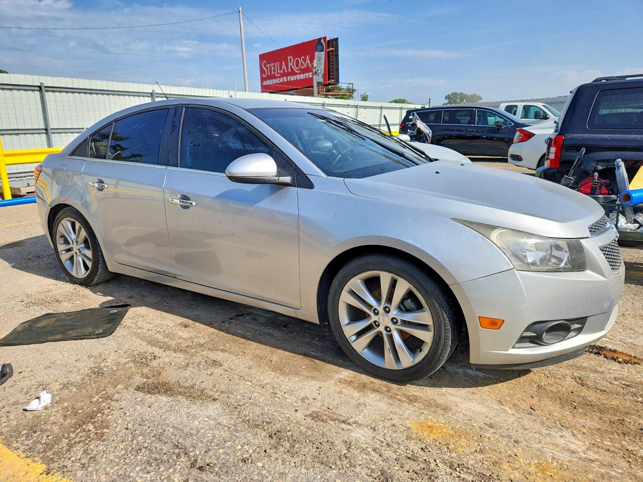 2013 Chevrolet Cruze Ltz Silver vin: 1G1PG5SB9D7236013