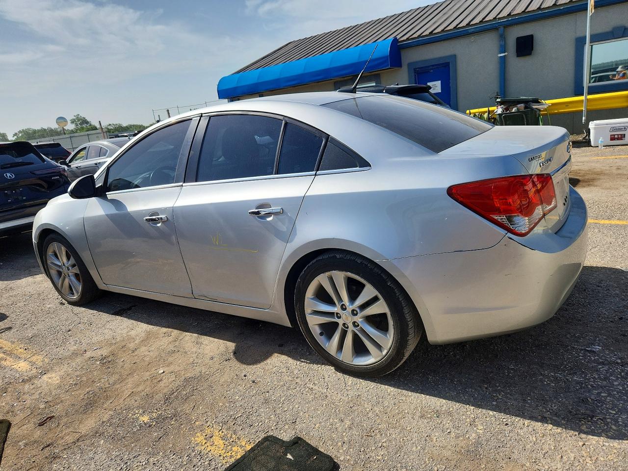 2013 Chevrolet Cruze Ltz Silver vin: 1G1PG5SB9D7236013