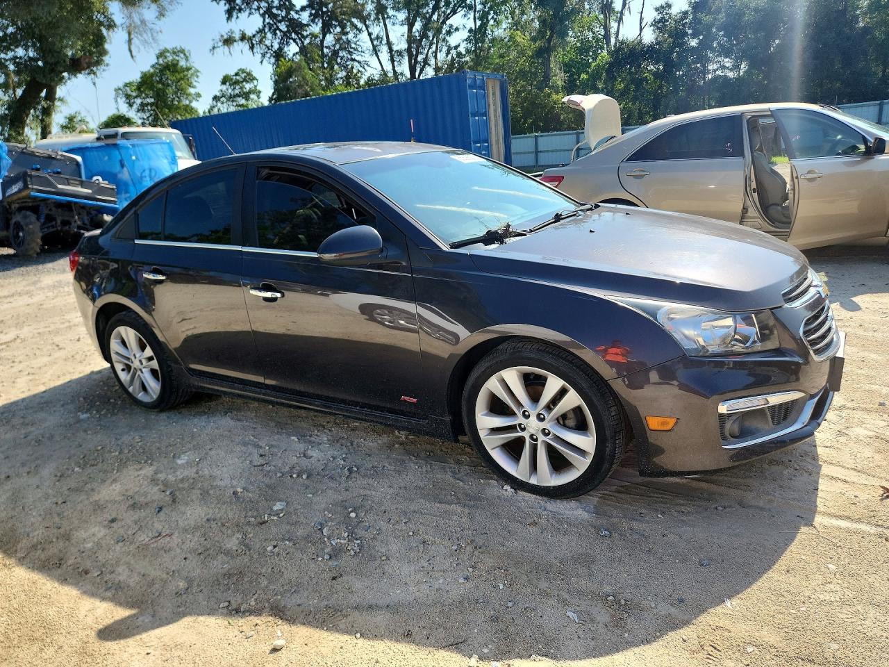 2015 Chevrolet Cruze Ltz Black vin: 1G1PG5SB9F7190377