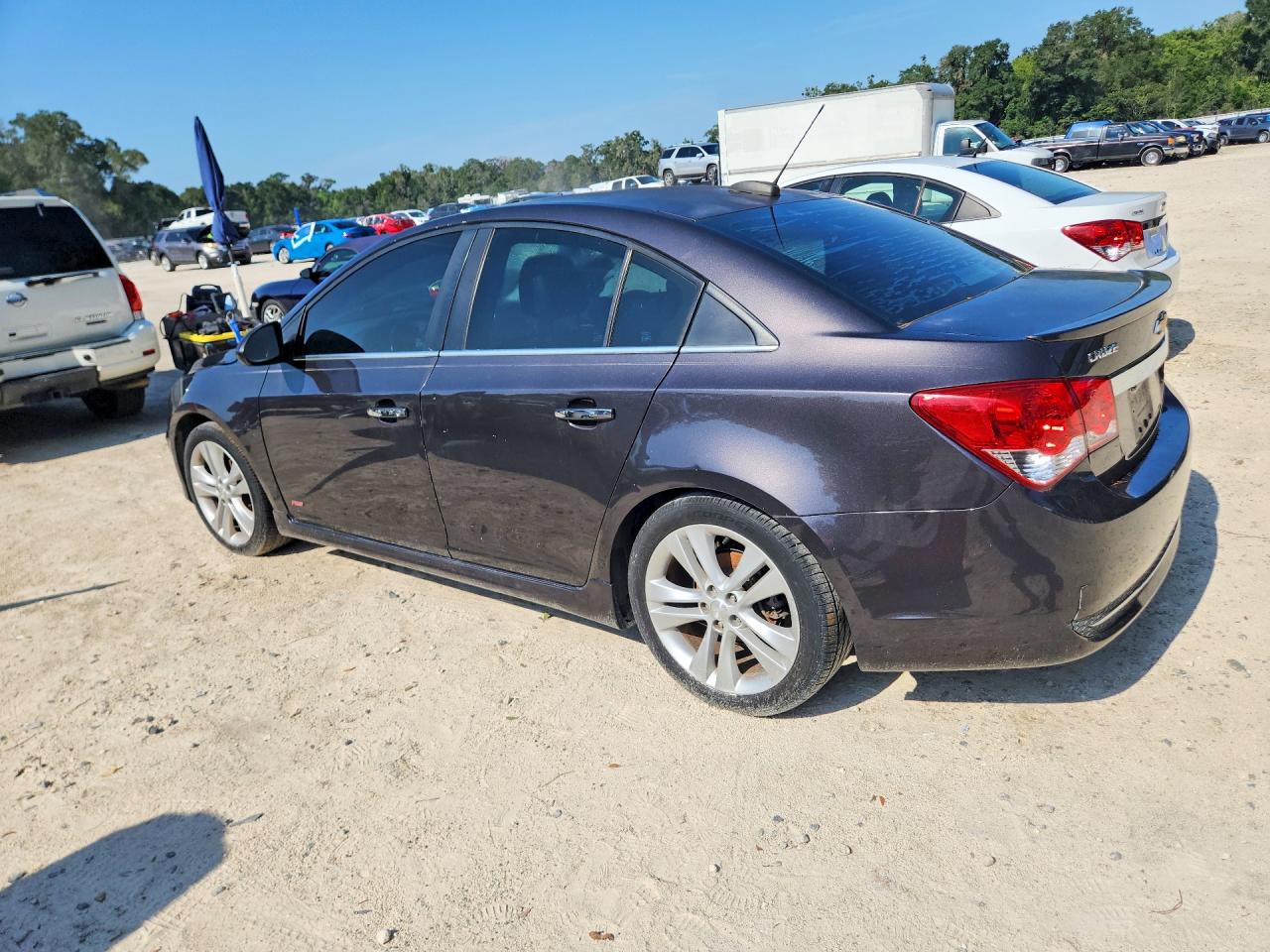 2015 Chevrolet Cruze Ltz Black vin: 1G1PG5SB9F7190377
