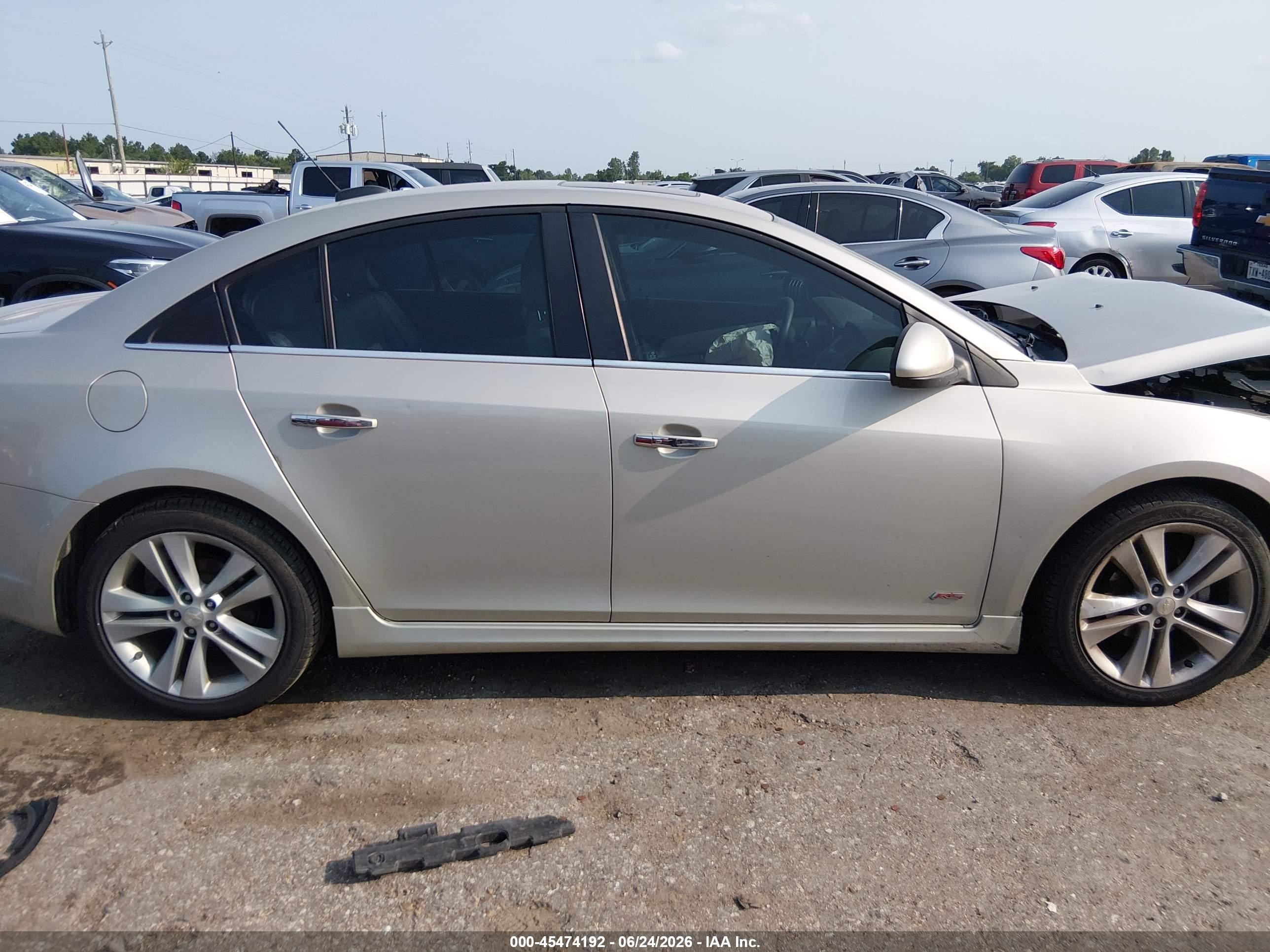 2015 Chevrolet Cruze Ltz Gold vin: 1G1PG5SB9F7191660