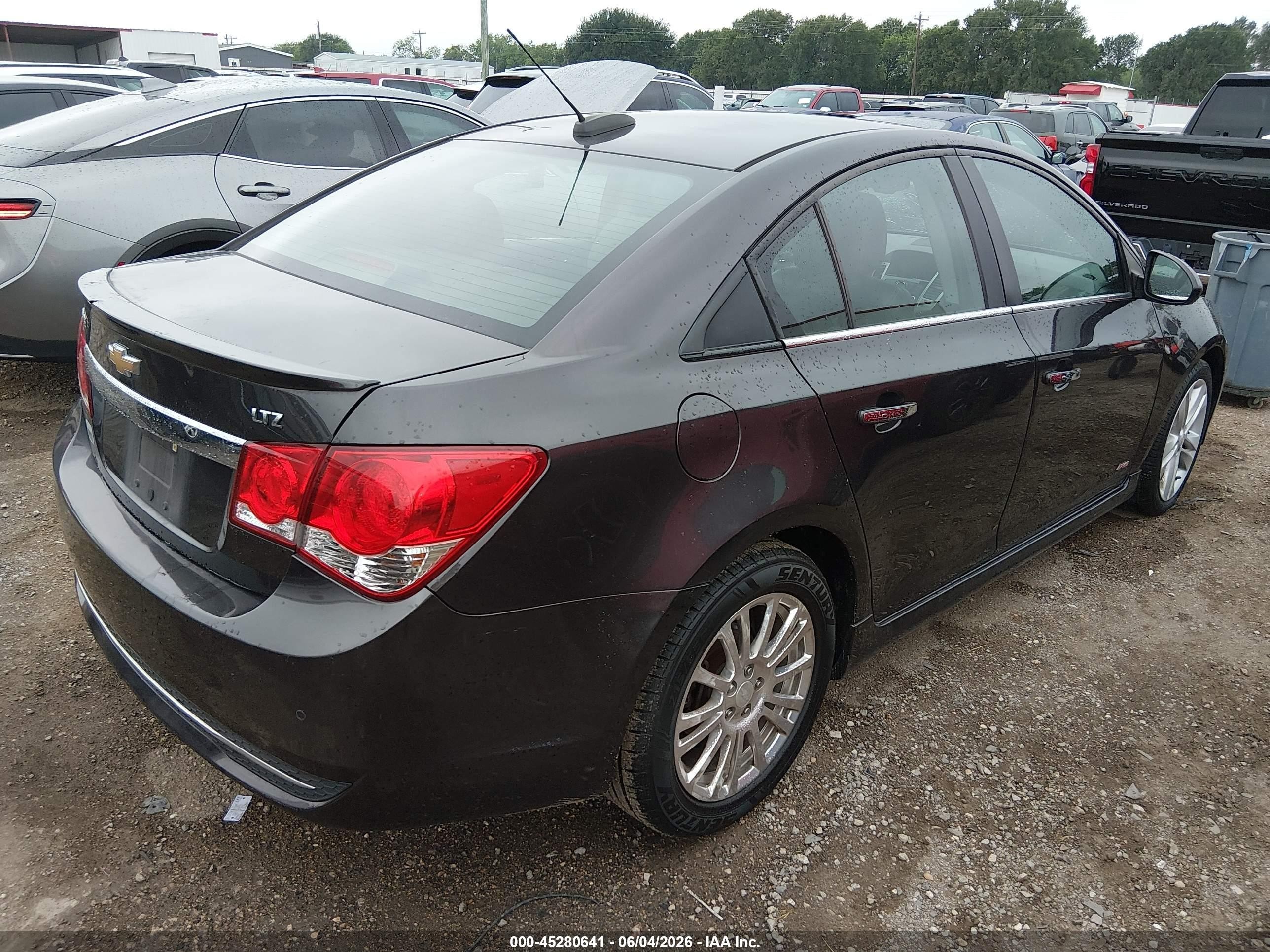 2015 Chevrolet Cruze Ltz Коричневый vin: 1G1PG5SB9F7224818