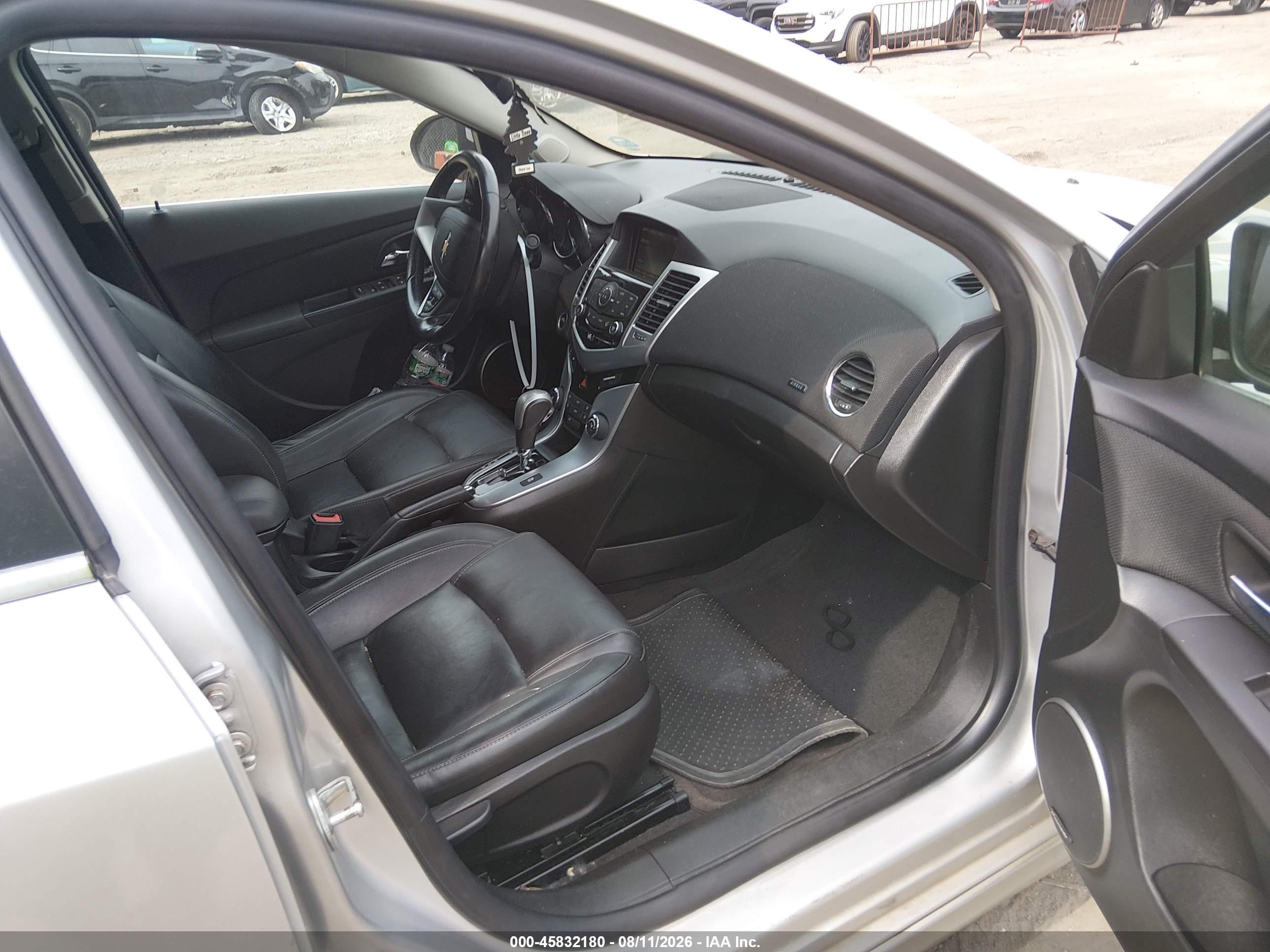 2015 Chevrolet Cruze Ltz Gray vin: 1G1PG5SB9F7256135