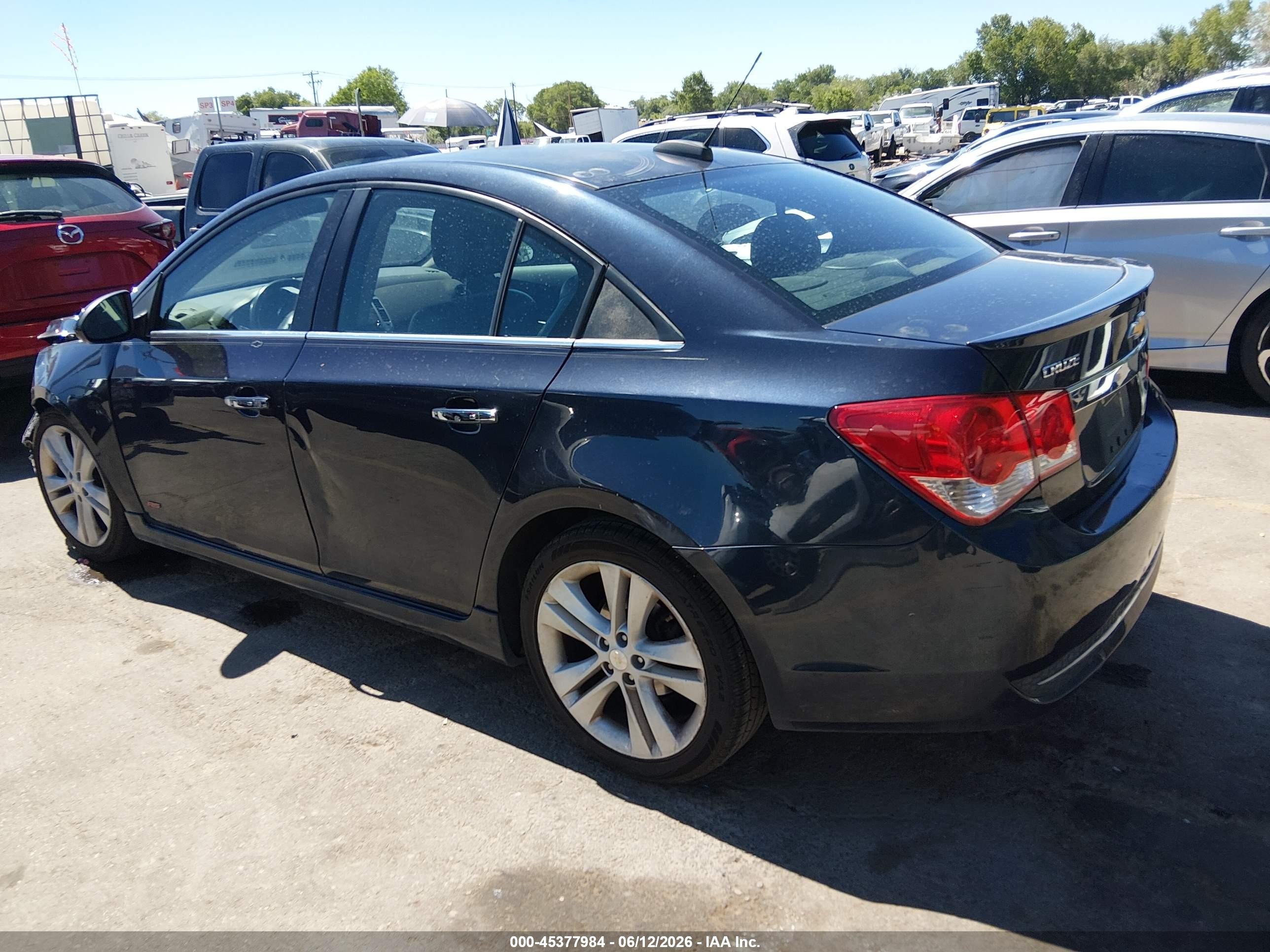 2015 Chevrolet Cruze Ltz Blue vin: 1G1PG5SB9F7286378
