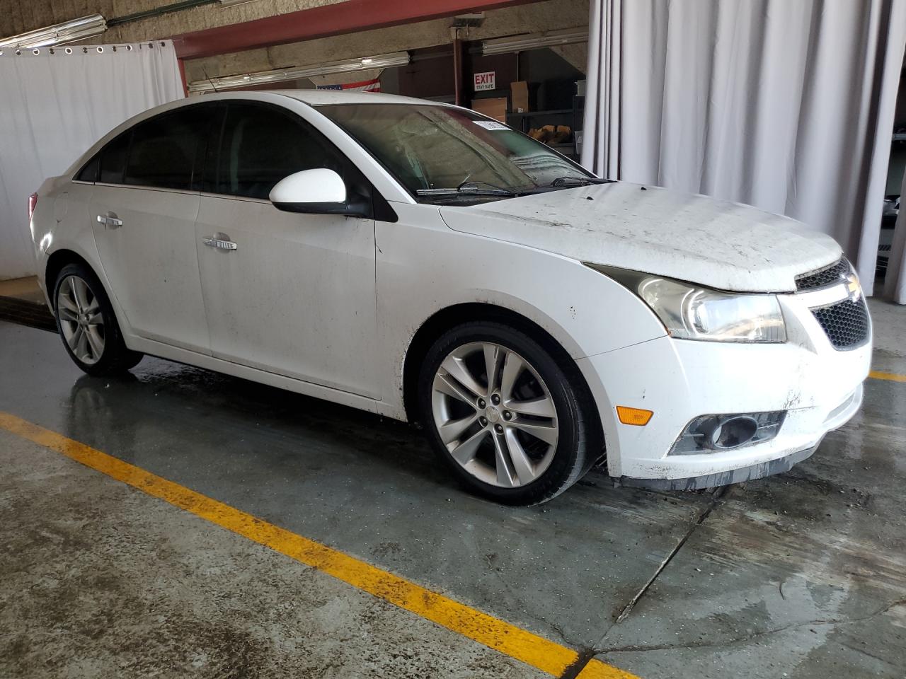 2013 Chevrolet Cruze Ltz White vin: 1G1PG5SBXD7270686 Damage: Front Valance, Broken, Replacement Required