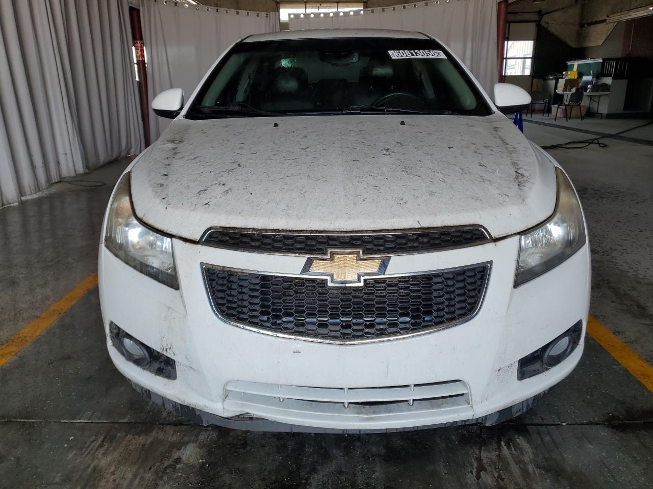 2013 Chevrolet Cruze Ltz White vin: 1G1PG5SBXD7270686 Damage: Left Head Lamp, Faded, Repair Required