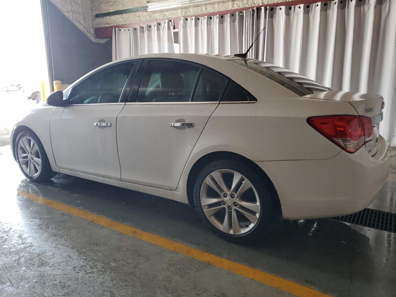 2013 Chevrolet Cruze Ltz White vin: 1G1PG5SBXD7270686 Damage: Left Front Door, Chipped, 2