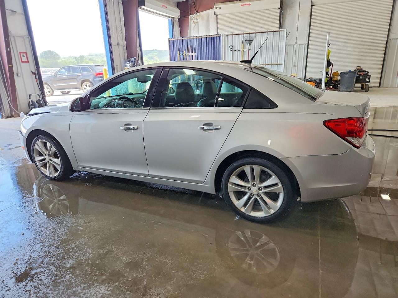 2014 Chevrolet Cruze Ltz Silver vin: 1G1PG5SBXE7237849