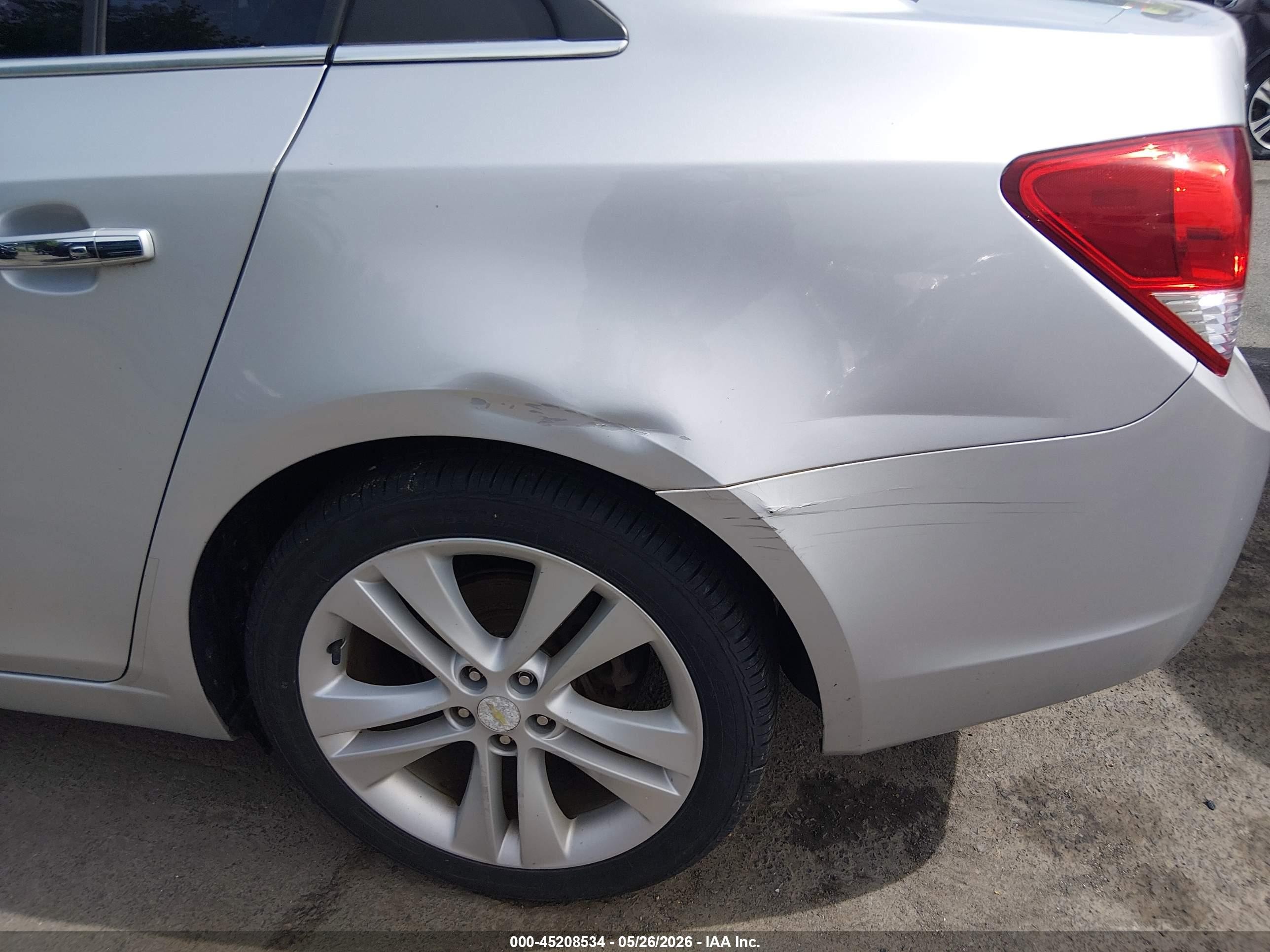 2015 Chevrolet Cruze Ltz Серебряный vin: 1G1PG5SBXF7190310