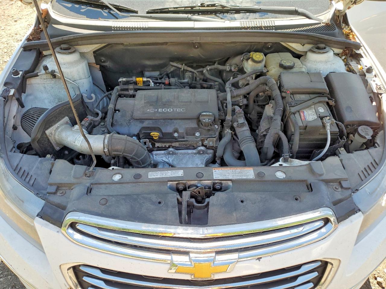 2015 Chevrolet Cruze Ltz White vin: 1G1PG5SBXF7202486