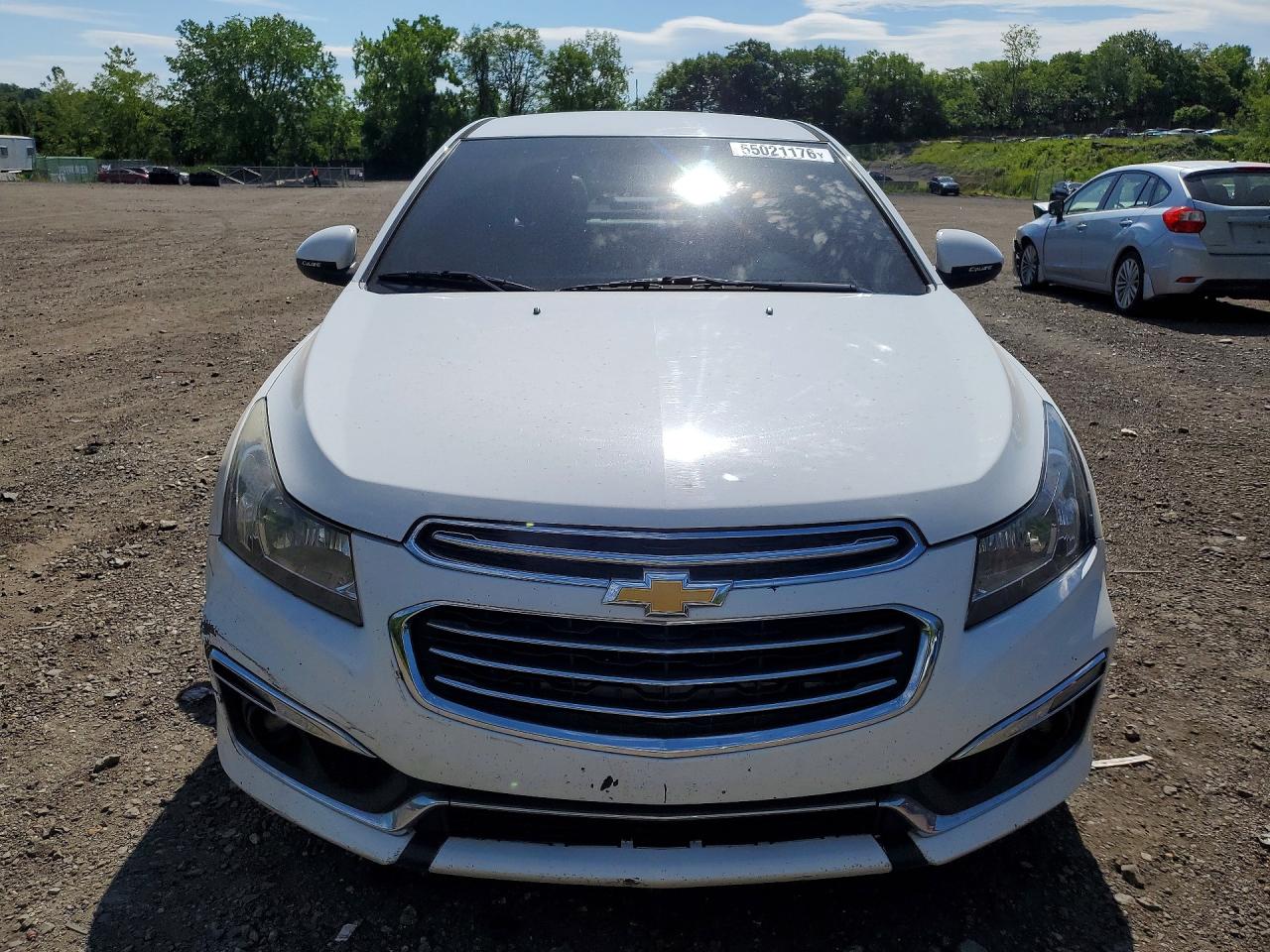 2015 Chevrolet Cruze Ltz White vin: 1G1PG5SBXF7202486