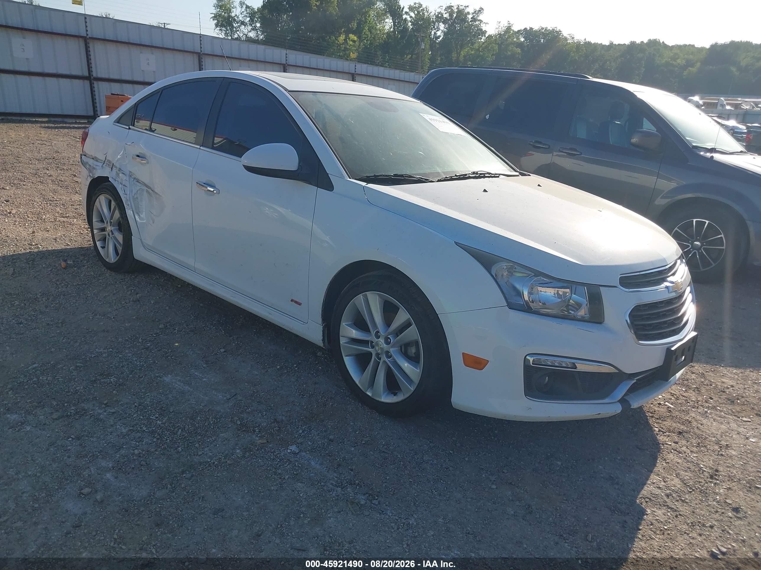 2015 Chevrolet Cruze Ltz Белый vin: 1G1PG5SBXF7286440