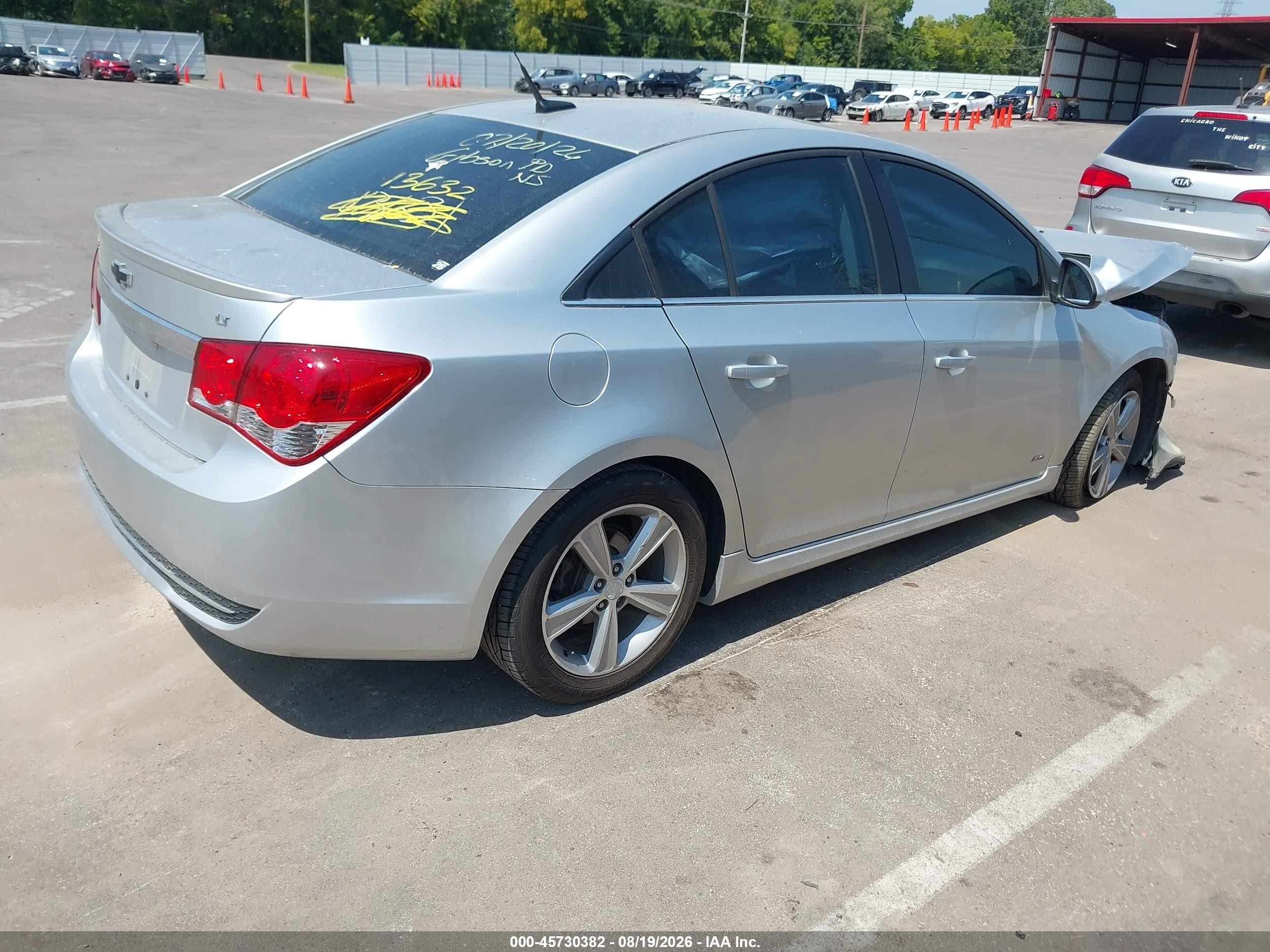 2012 Chevrolet Cruze 2lt Silver vin: 1G1PG5SC0C7329445