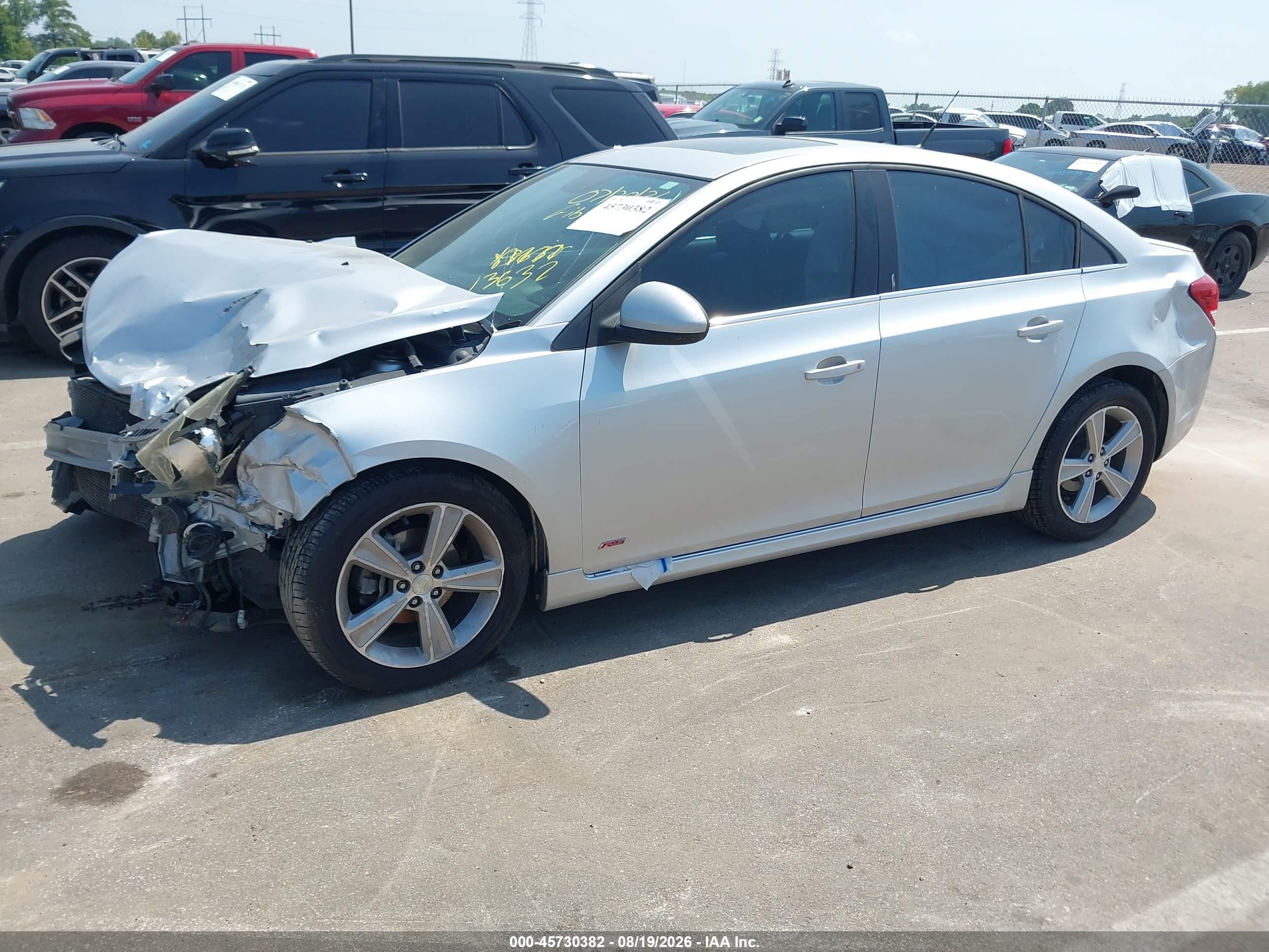 2012 Chevrolet Cruze 2lt Silver vin: 1G1PG5SC0C7329445