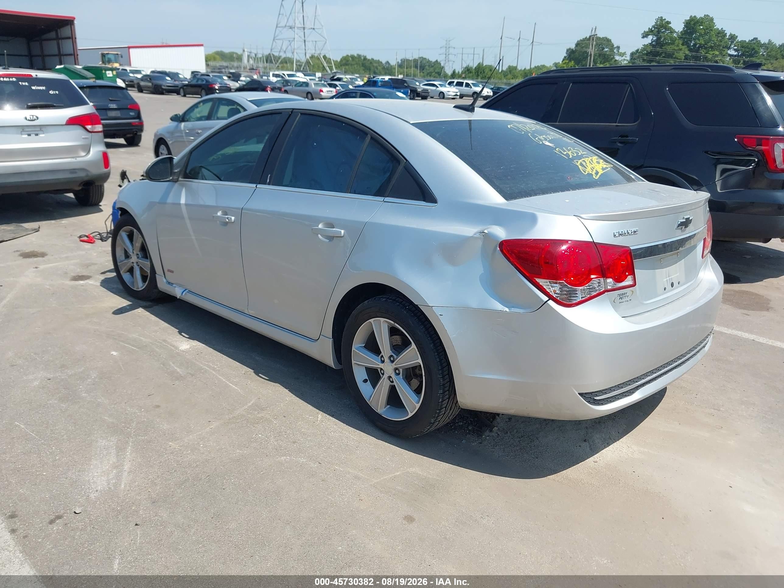2012 Chevrolet Cruze 2lt Silver vin: 1G1PG5SC0C7329445