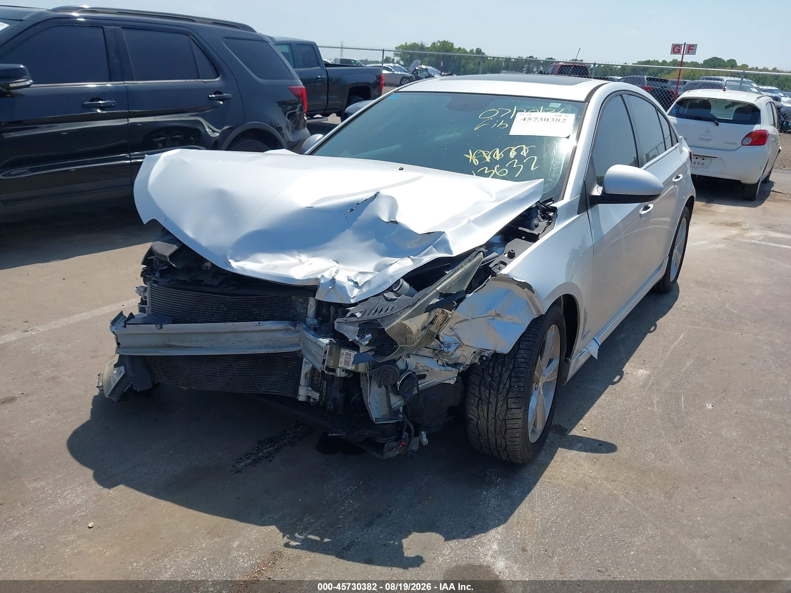 2012 Chevrolet Cruze 2lt Silver vin: 1G1PG5SC0C7329445