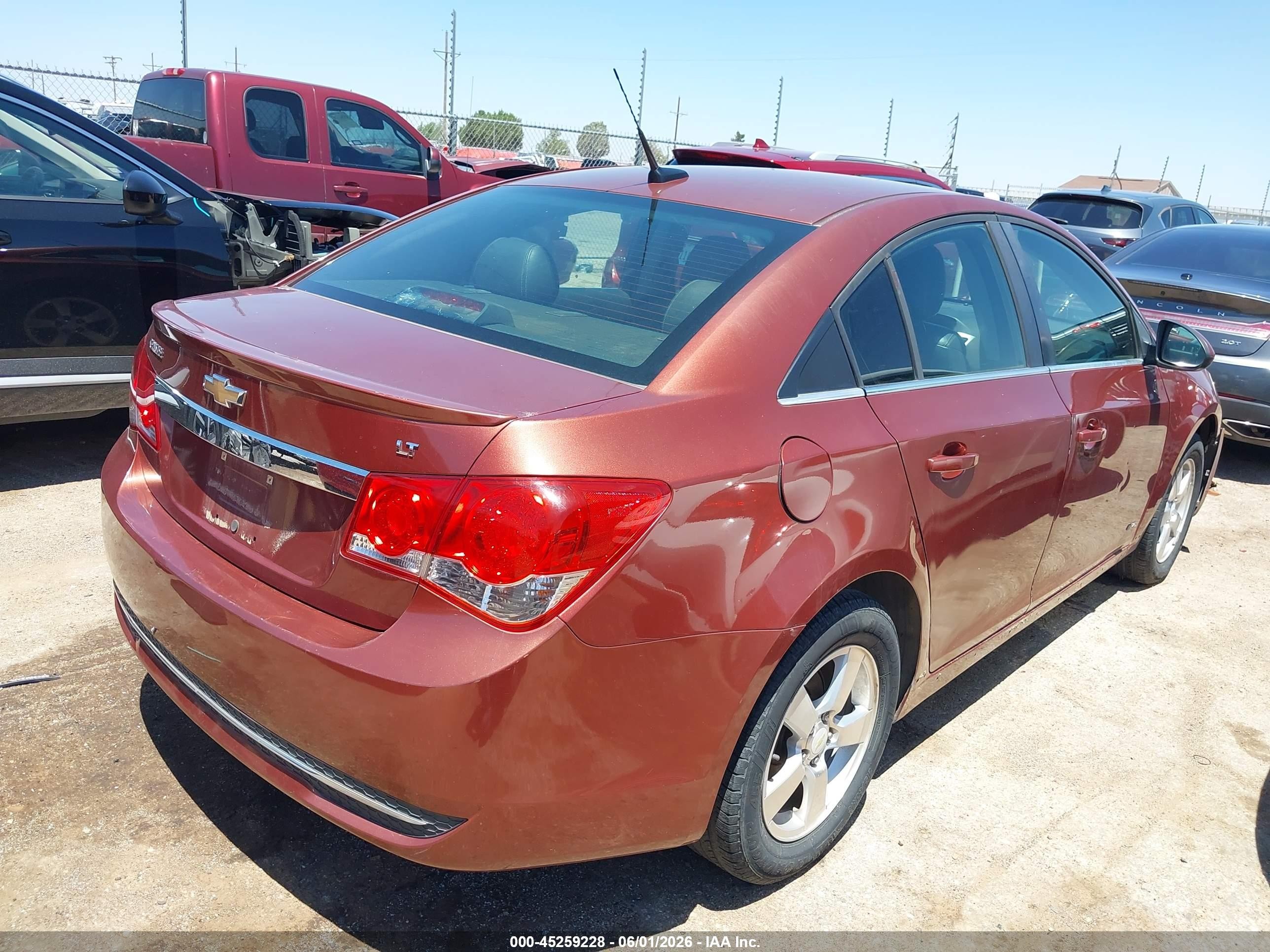 2012 Chevrolet Cruze 2lt Maroon vin: 1G1PG5SC1C7211159