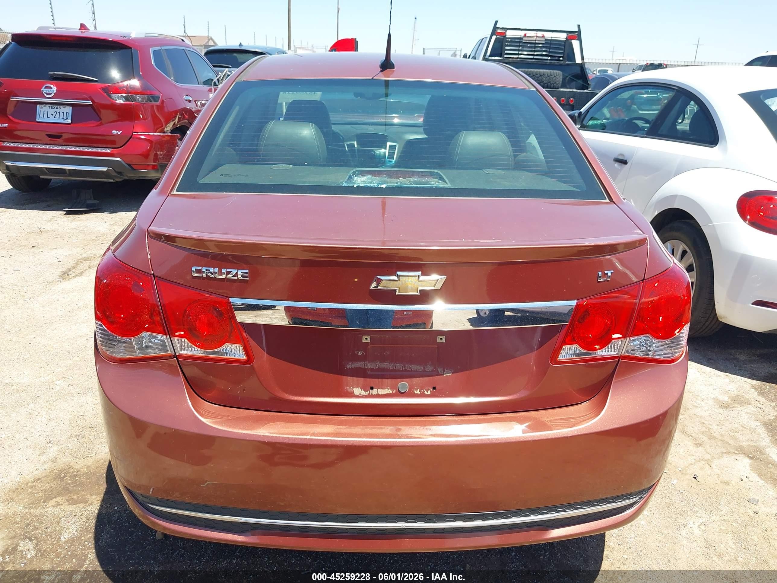 2012 Chevrolet Cruze 2lt Maroon vin: 1G1PG5SC1C7211159