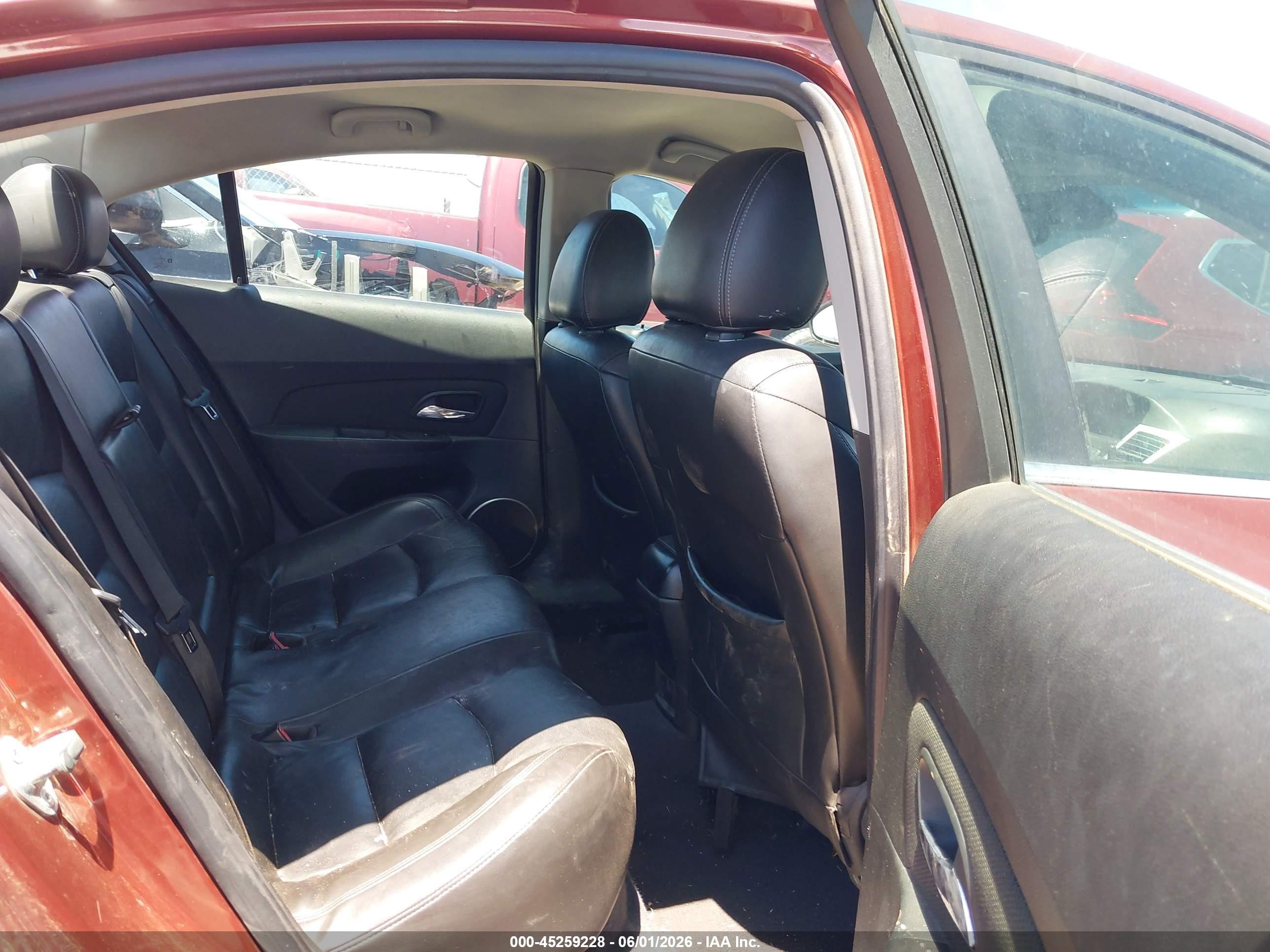 2012 Chevrolet Cruze 2lt Maroon vin: 1G1PG5SC1C7211159