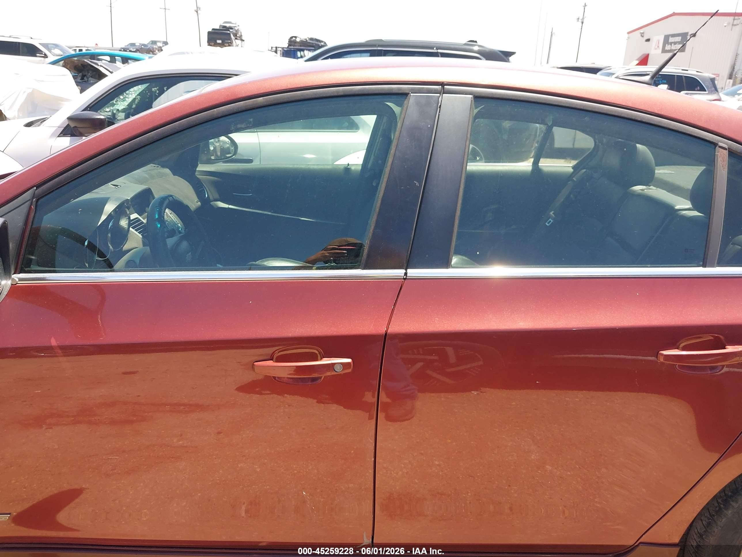 2012 Chevrolet Cruze 2lt Maroon vin: 1G1PG5SC1C7211159