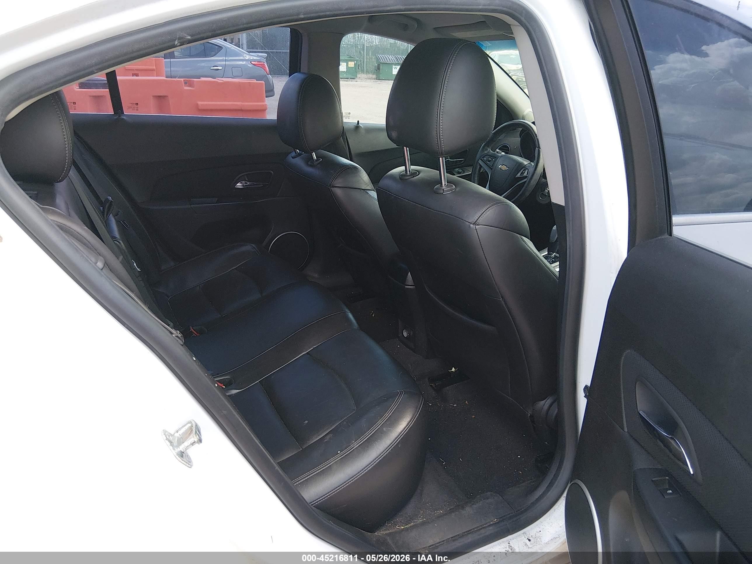 2012 Chevrolet Cruze 2lt White vin: 1G1PG5SC2C7100653