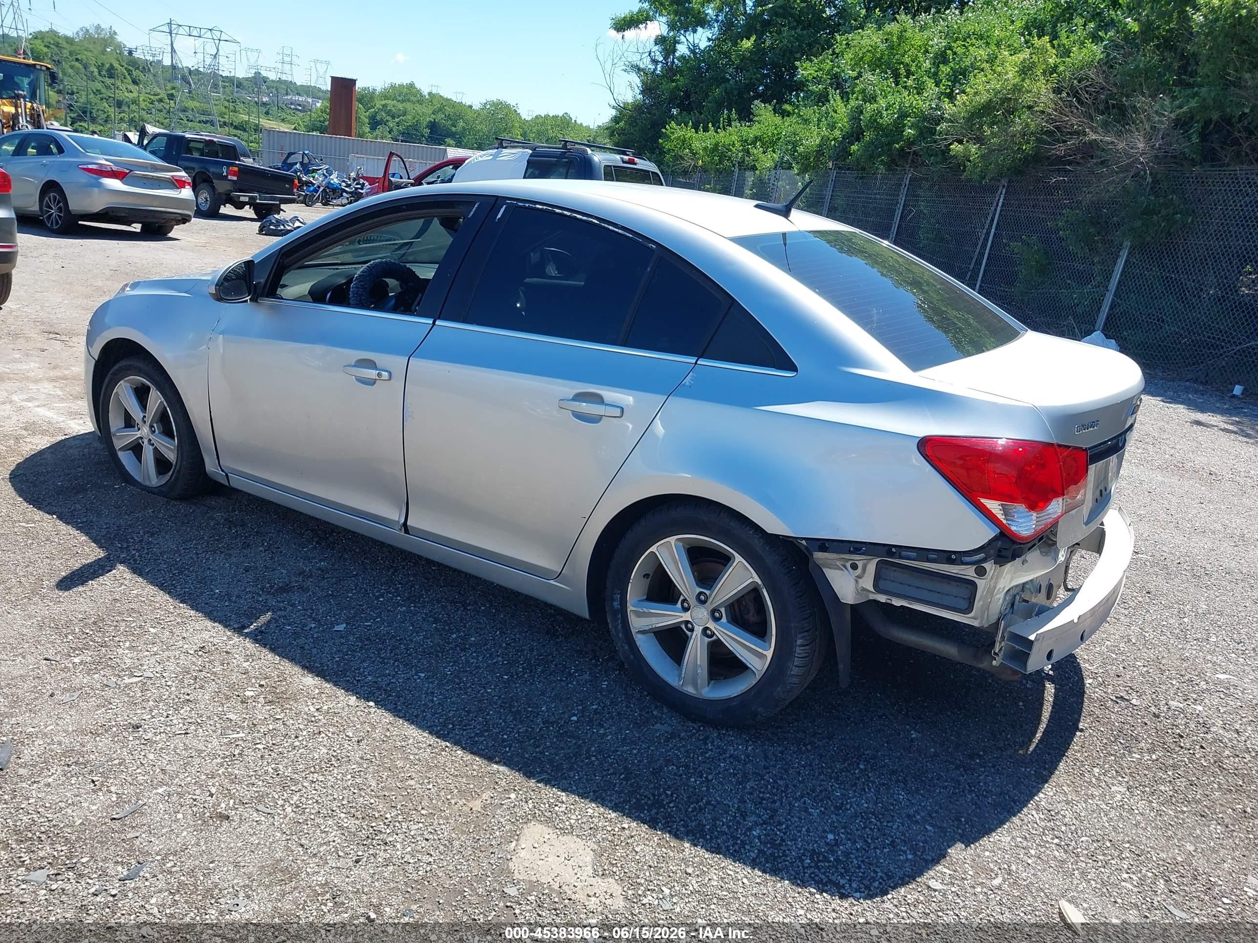 2012 Chevrolet Cruze 2lt Silver vin: 1G1PG5SC2C7302375