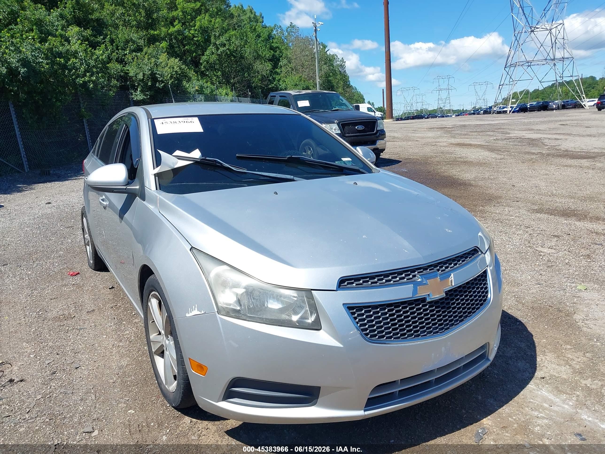 2012 Chevrolet Cruze 2lt Silver vin: 1G1PG5SC2C7302375