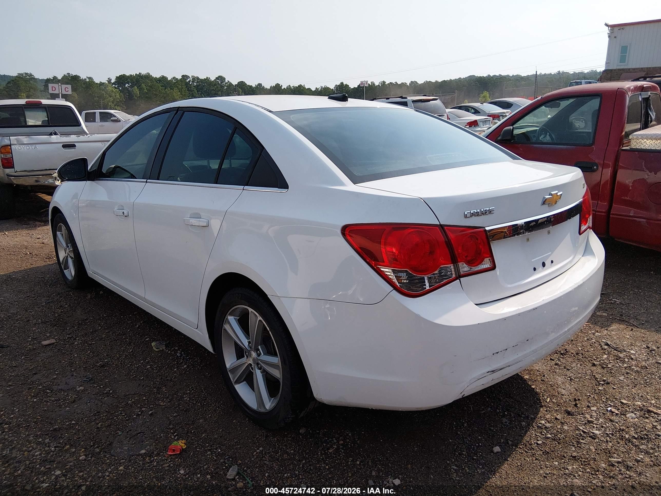 2012 Chevrolet Cruze 2lt White vin: 1G1PG5SC2C7342326