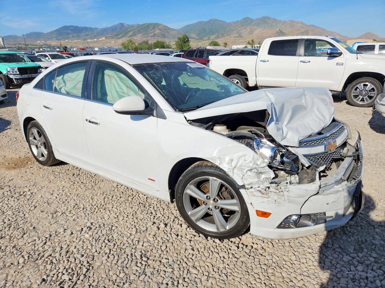 2012 Chevrolet Cruze Lt White vin: 1G1PG5SC3C7100046