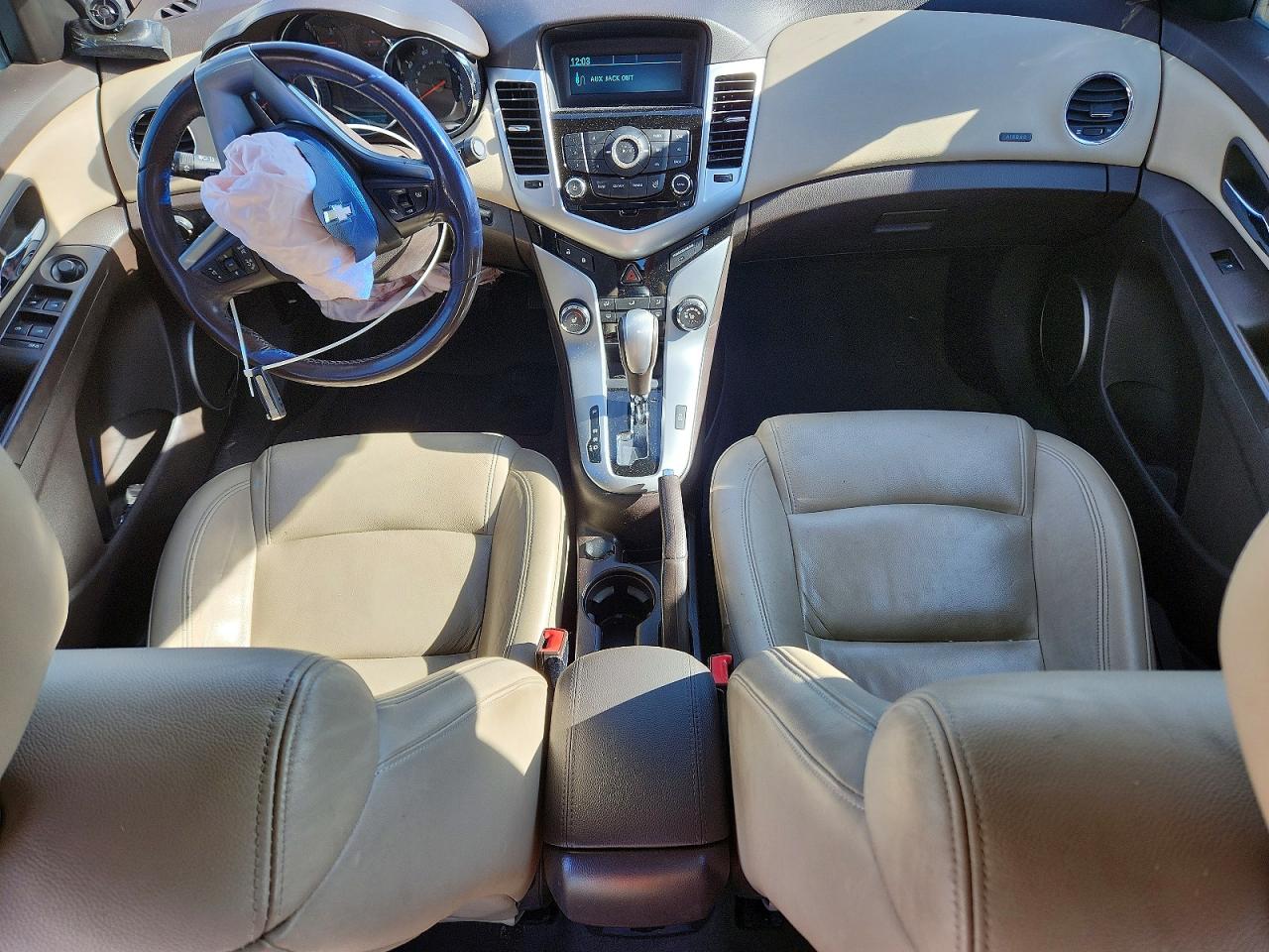 2012 Chevrolet Cruze Lt White vin: 1G1PG5SC3C7100046
