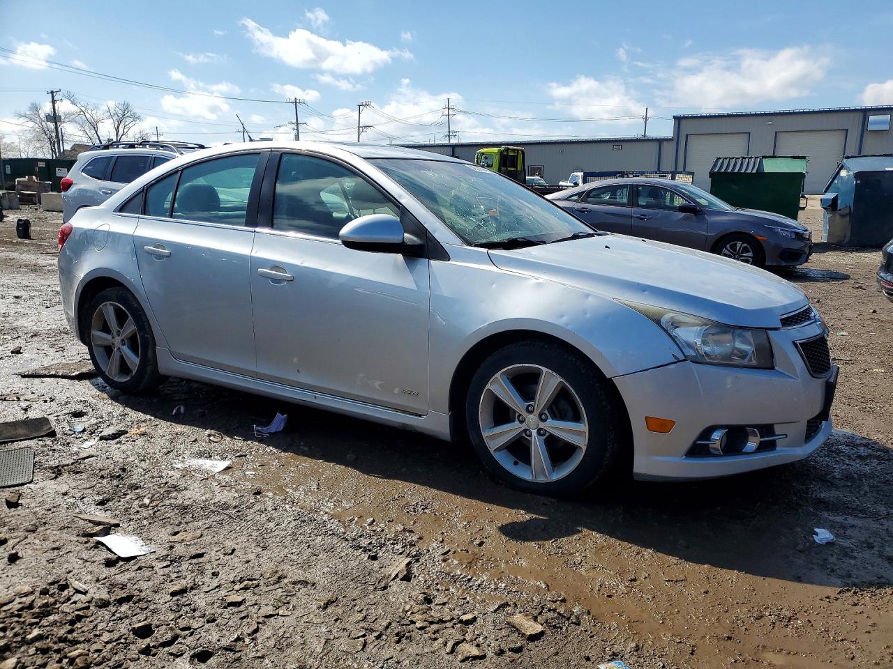 2012 Chevrolet Cruze Lt Silver vin: 1G1PG5SC3C7214385
