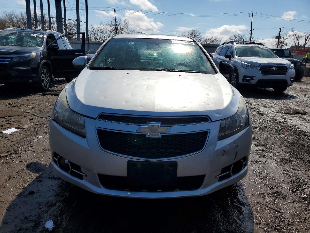2012 Chevrolet Cruze Lt Silver vin: 1G1PG5SC3C7214385