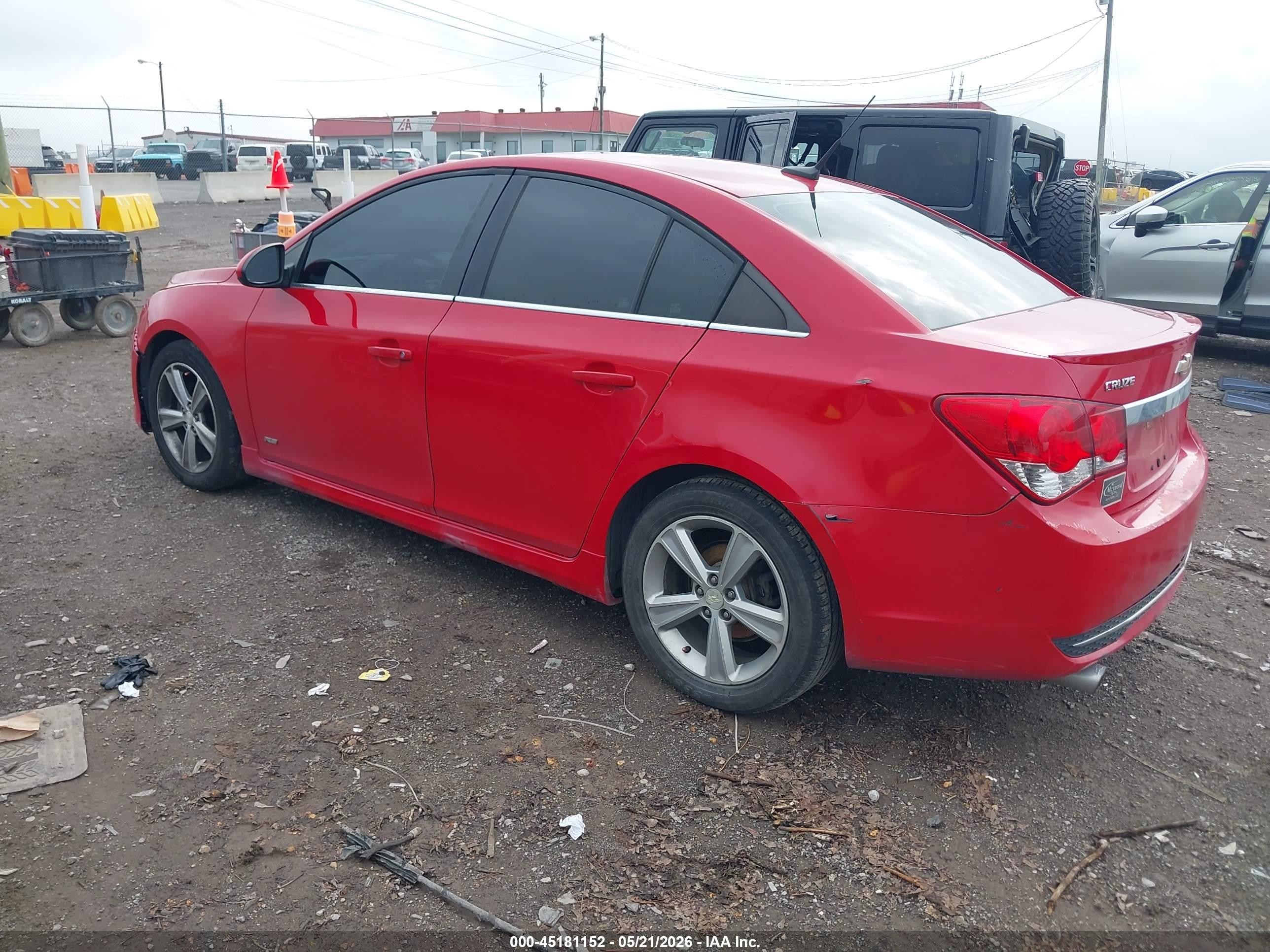 2012 Chevrolet Cruze 2lt Красный vin: 1G1PG5SC3C7234118