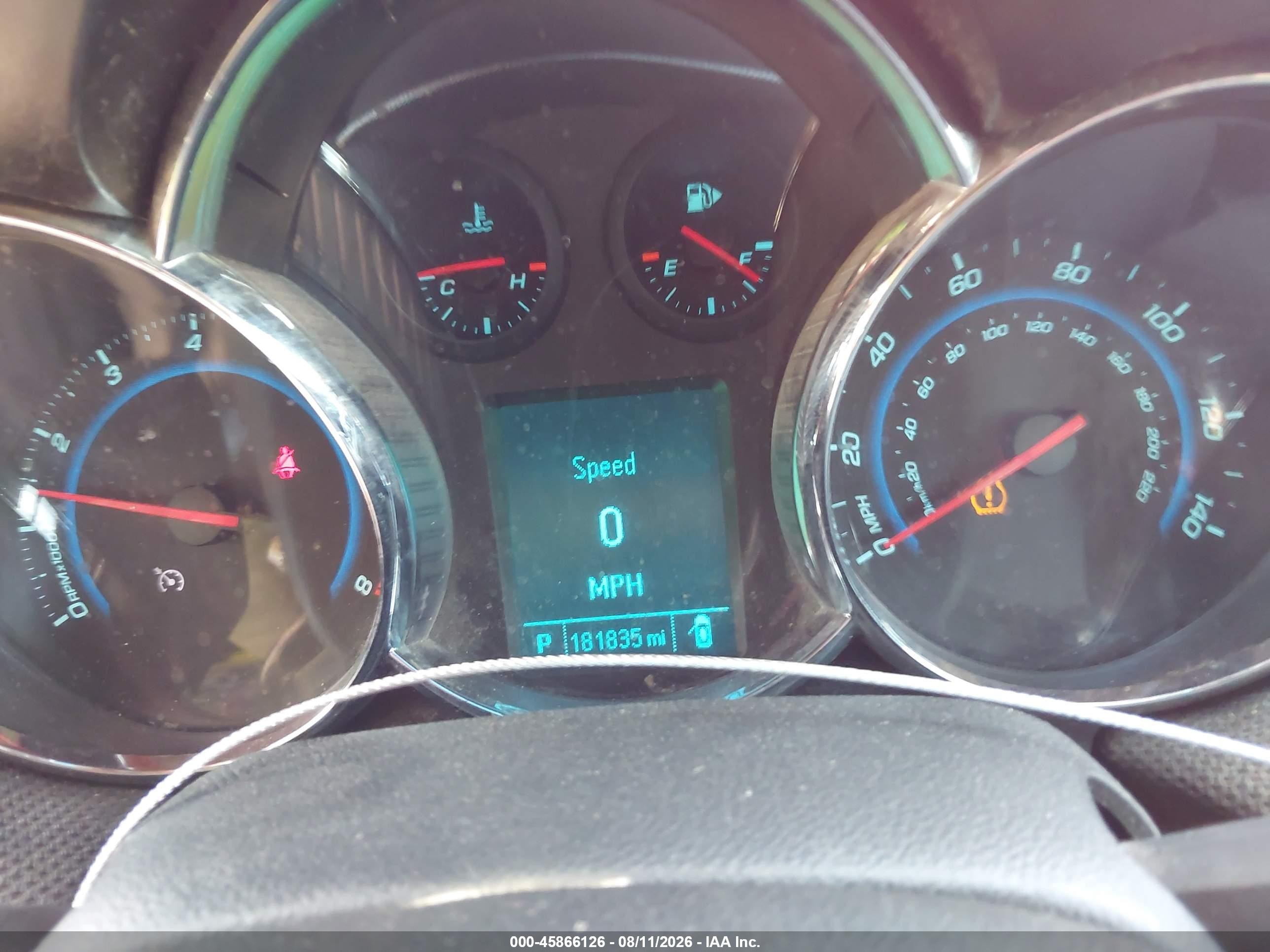 2012 Chevrolet Cruze 2lt Red vin: 1G1PG5SC3C7307472