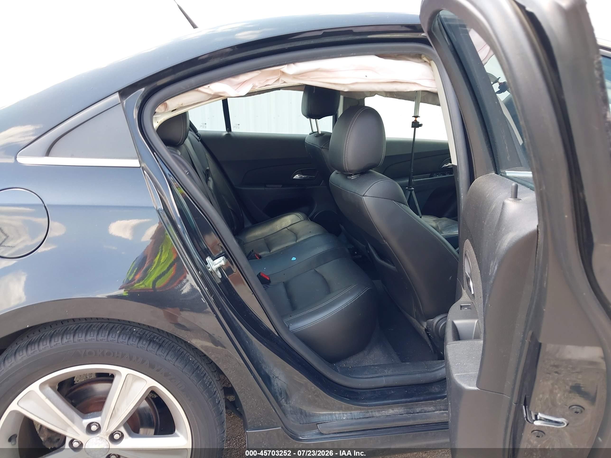 2012 Chevrolet Cruze 2lt Черный vin: 1G1PG5SC3C7358390