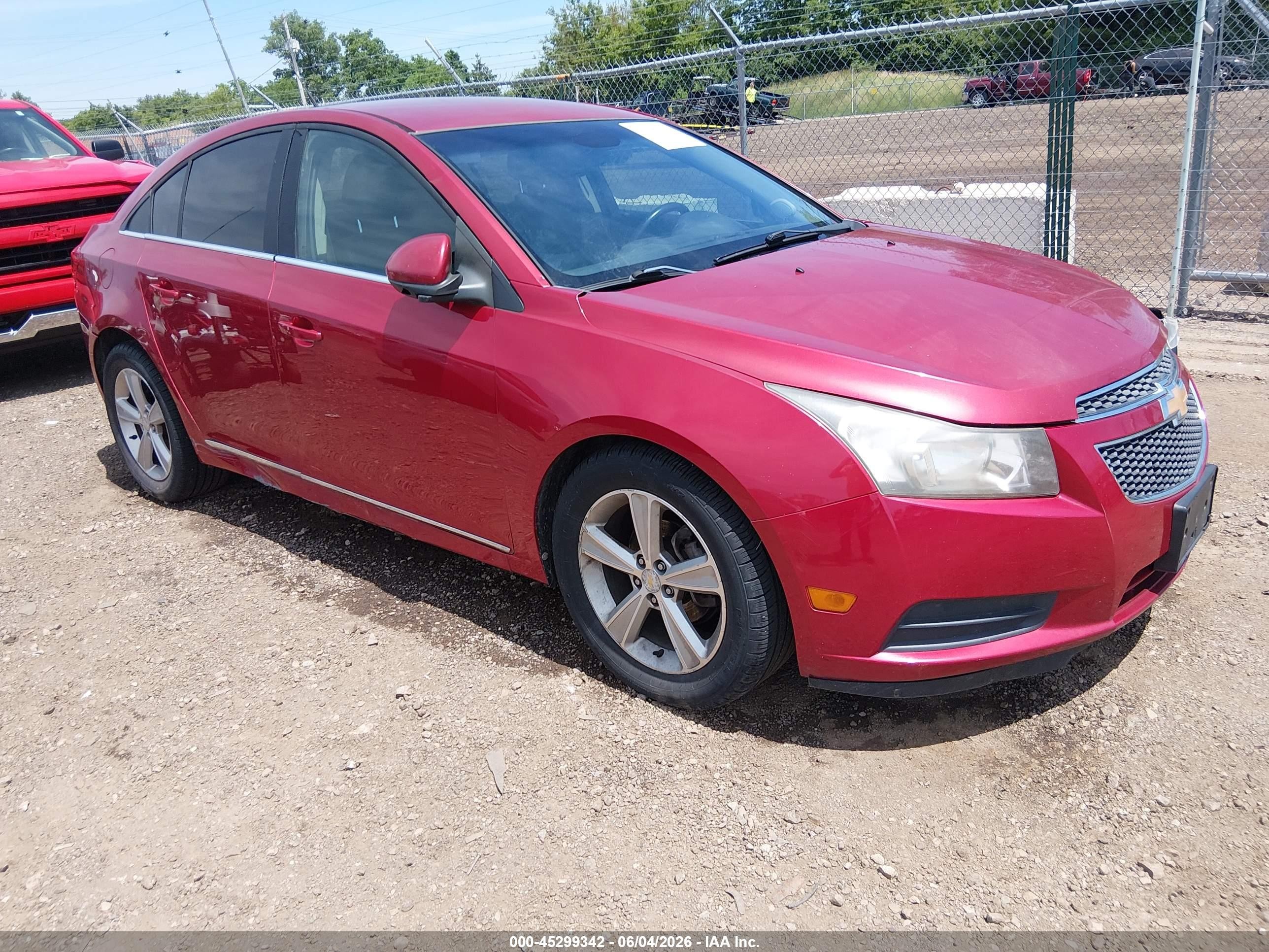 2012 Chevrolet Cruze 2lt Red vin: 1G1PG5SC4C7111279