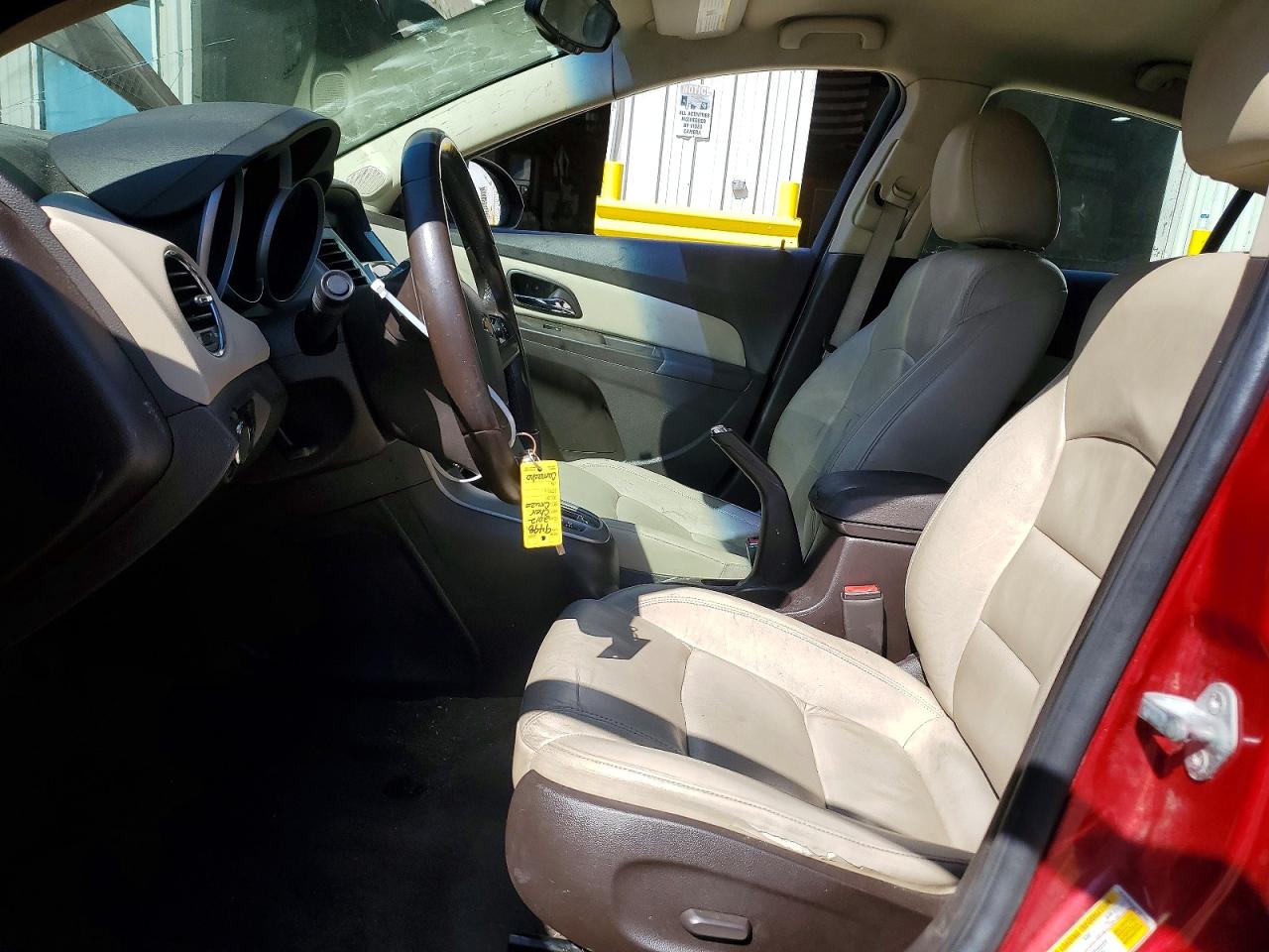2012 Chevrolet Cruze Lt Red vin: 1G1PG5SC4C7287006