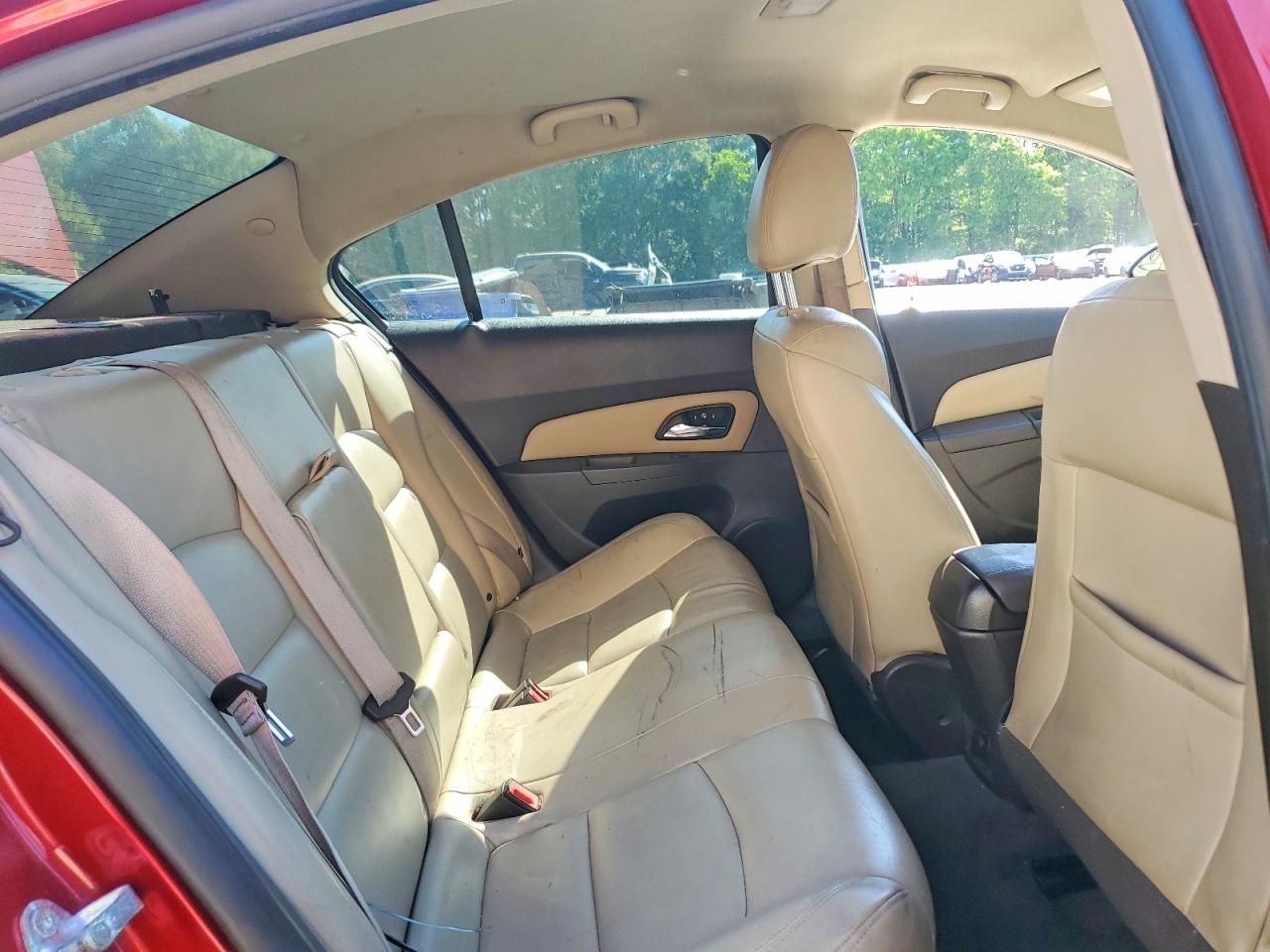 2012 Chevrolet Cruze Lt Red vin: 1G1PG5SC4C7287006