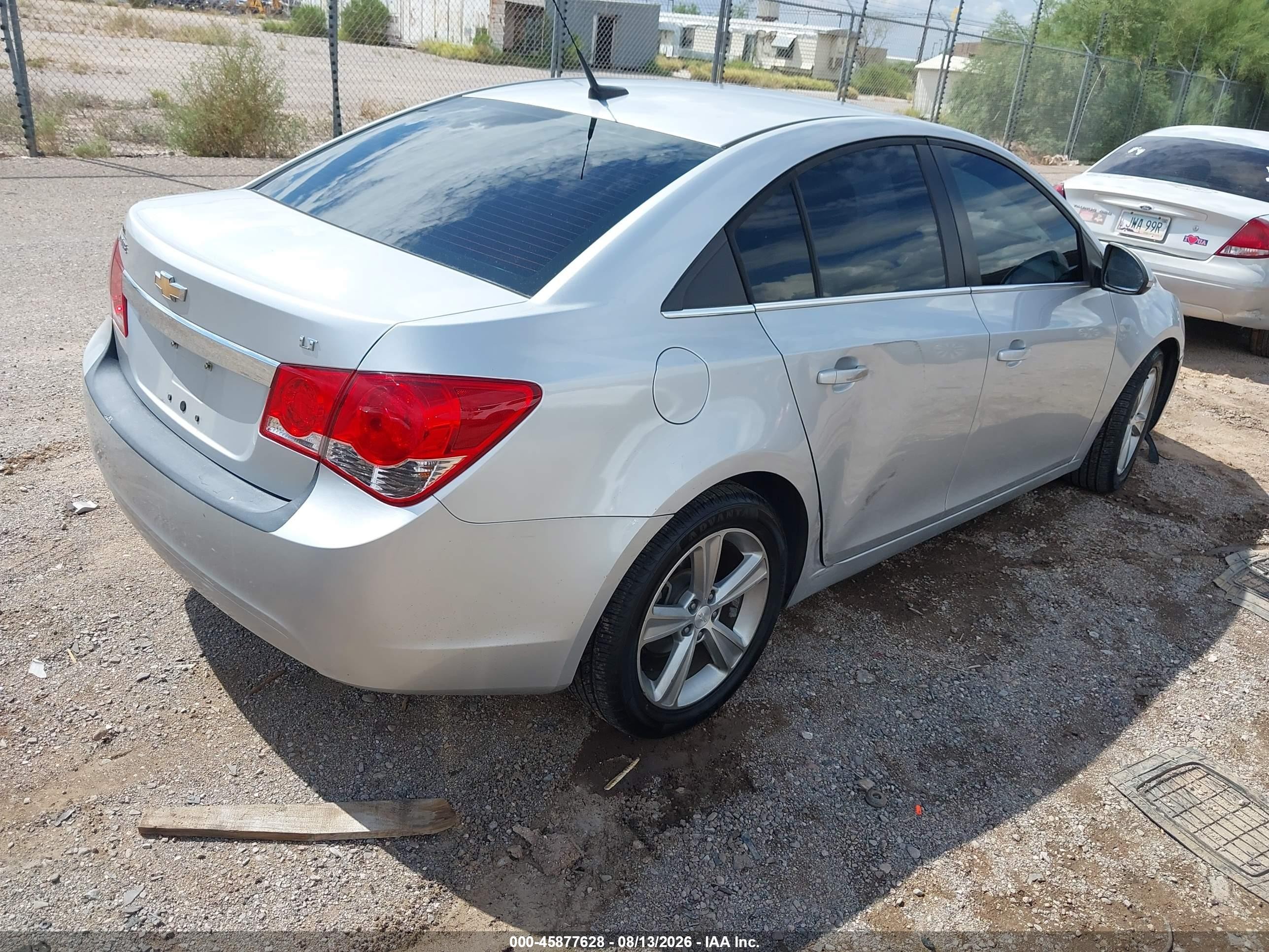 2012 Chevrolet Cruze 2lt Silver vin: 1G1PG5SC4C7289581