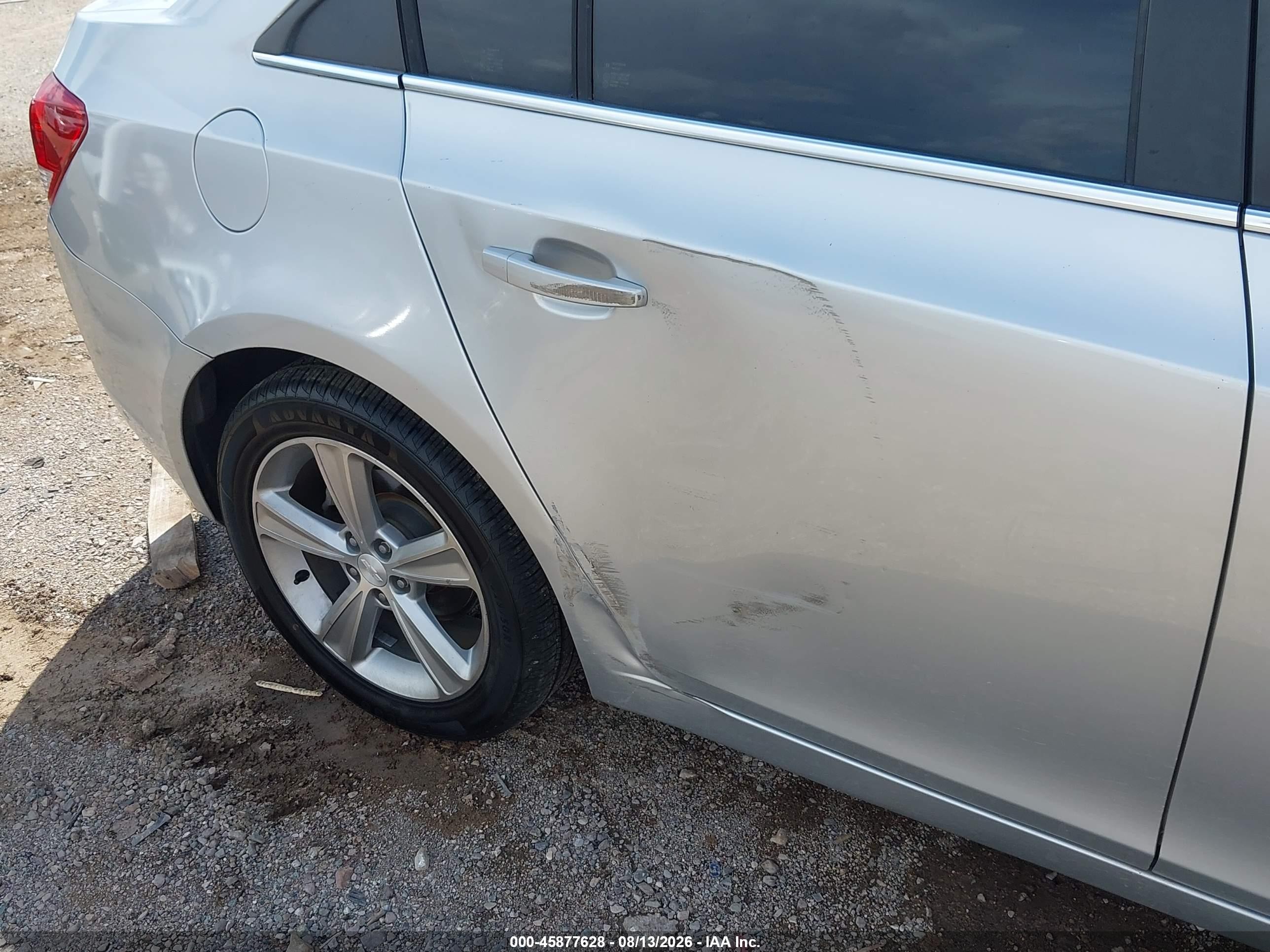 2012 Chevrolet Cruze 2lt Silver vin: 1G1PG5SC4C7289581