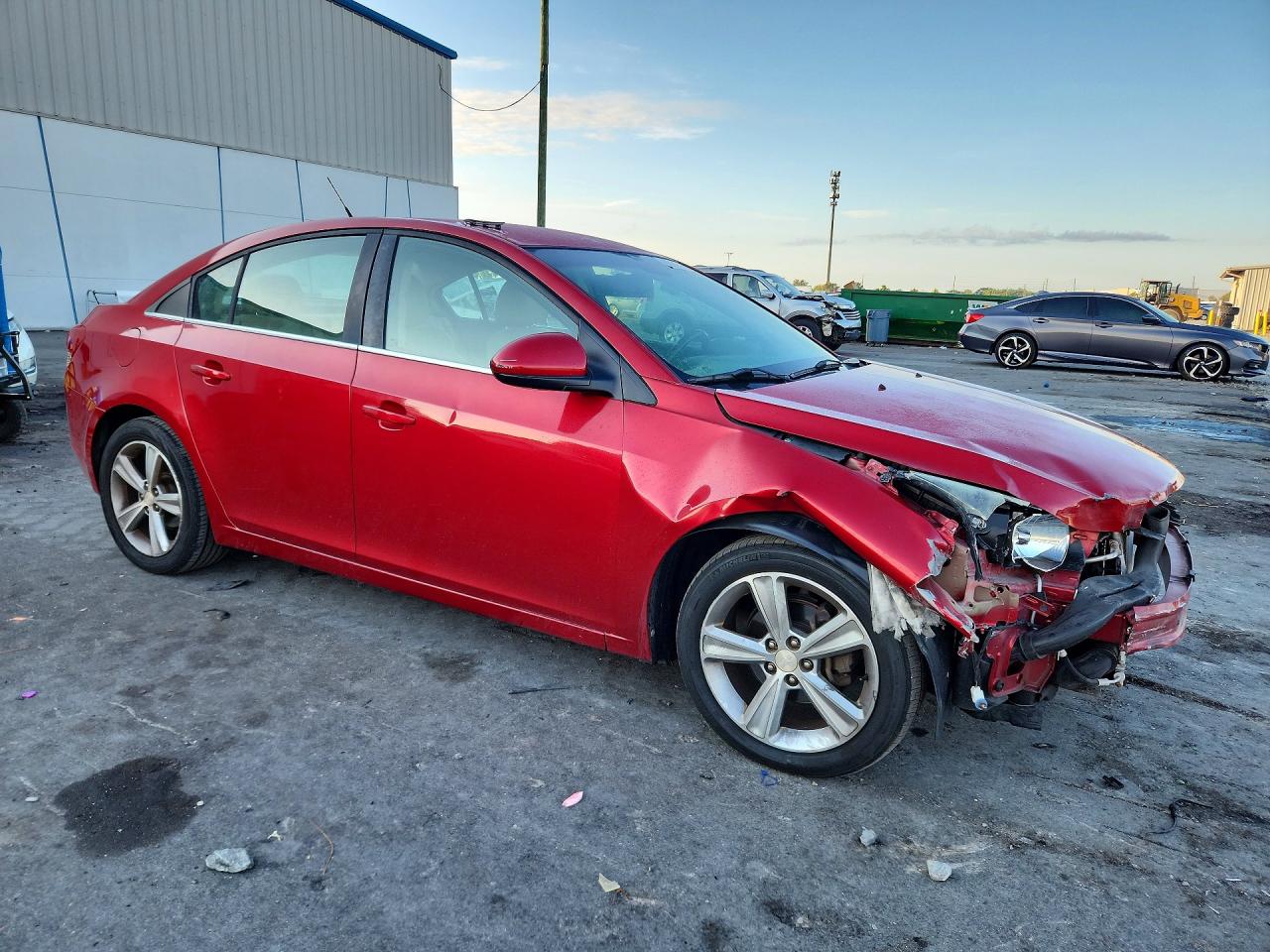 2012 Chevrolet Cruze Lt Red vin: 1G1PG5SC5C7128950