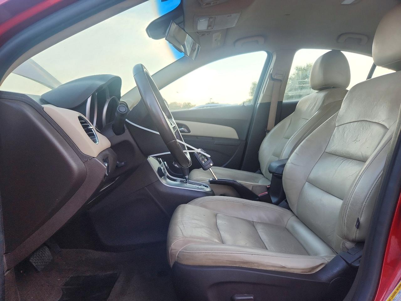 2012 Chevrolet Cruze Lt Red vin: 1G1PG5SC5C7128950