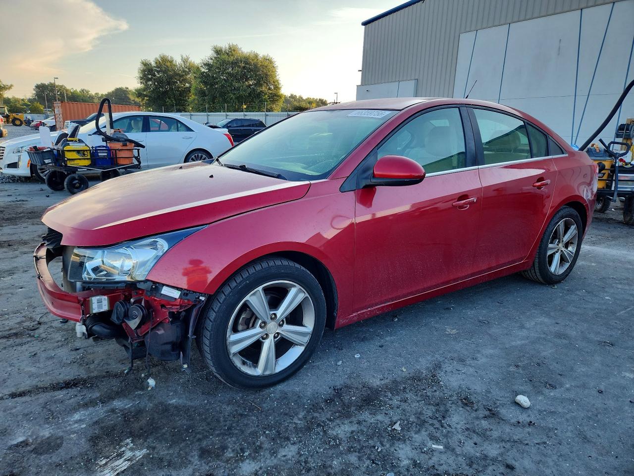 2012 Chevrolet Cruze Lt Red vin: 1G1PG5SC5C7128950